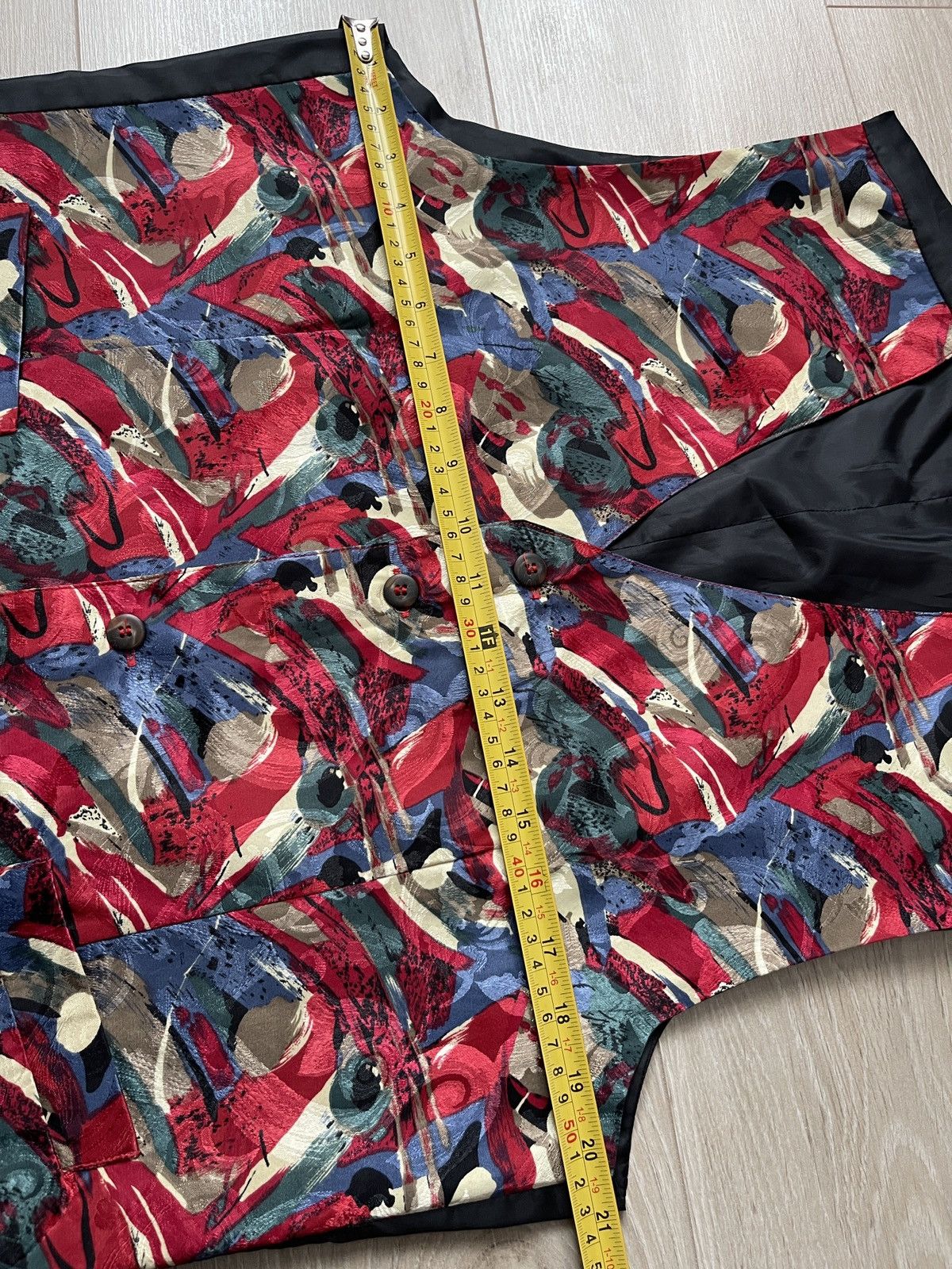 4YOU Vintage Abstract Art Print Vest by 4YOU Tailoring L Size 40R - 8 Thumbnail