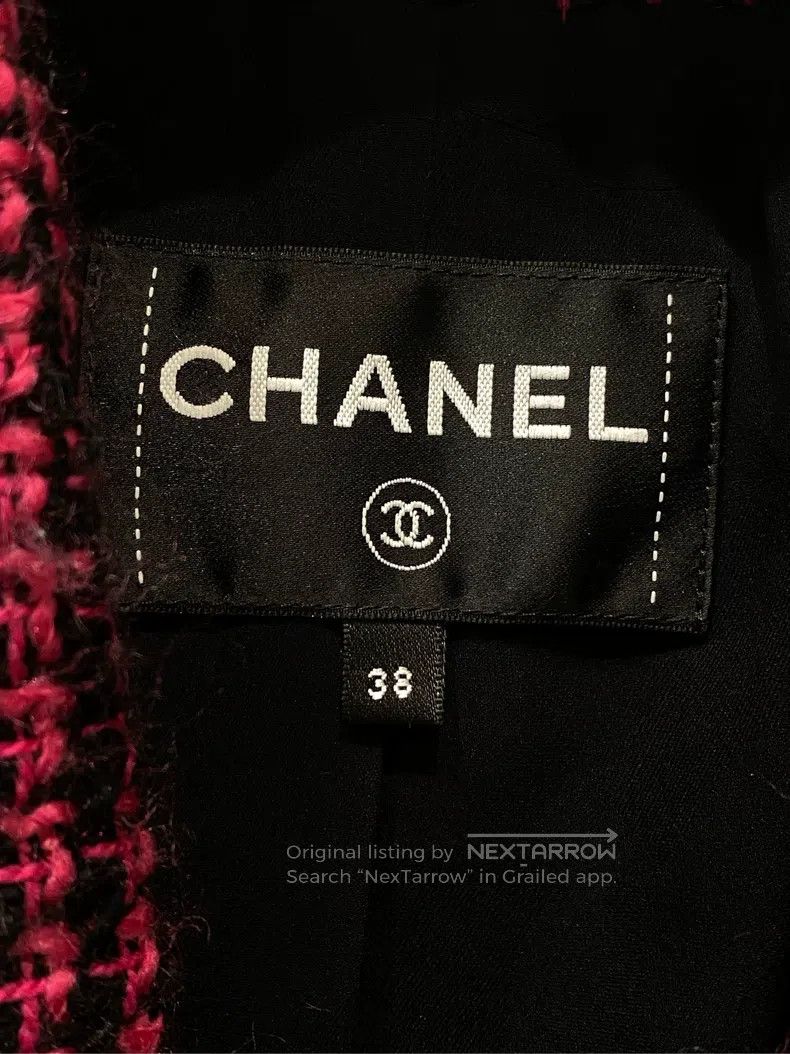 Chanel Chanel 23k black and red tweed coat Size XS / US 0-2 / IT 36-38 - 2 Thumbnail