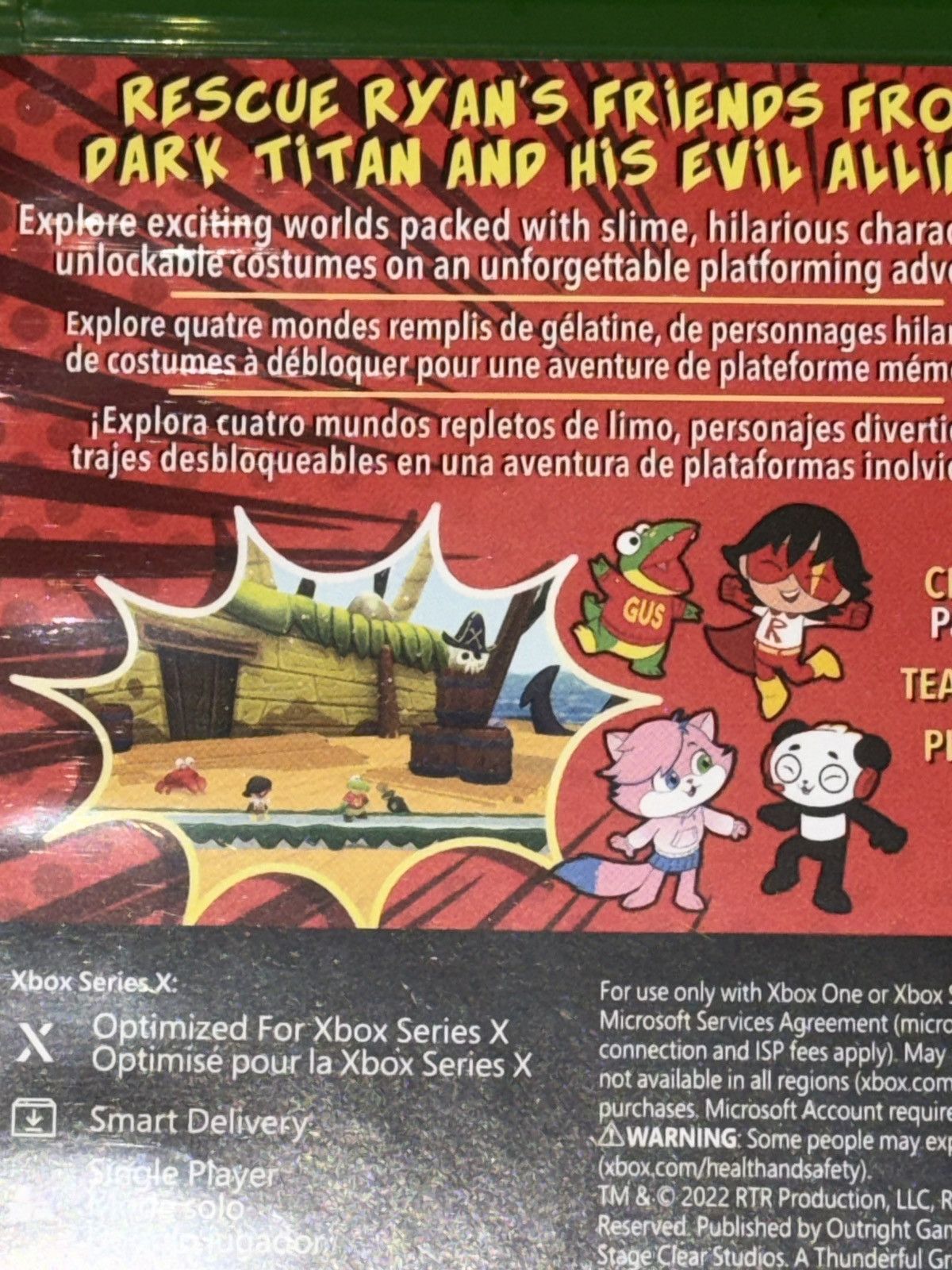 Other Microsoft Xbox Series X/S One Ryan’s Rescue Squad Video Game Size ONE SIZE - 6 Thumbnail