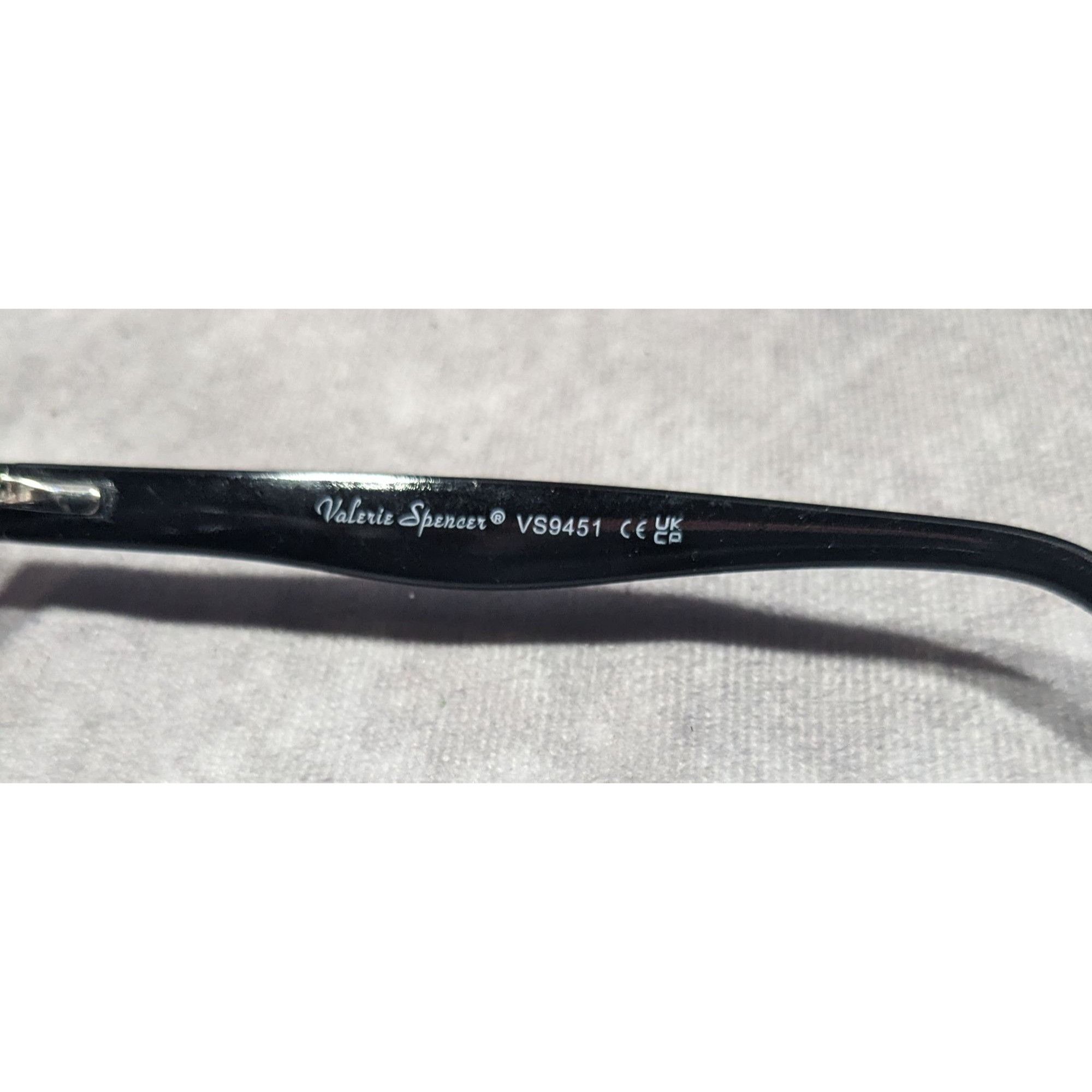Other Valerie Spencer Shiny Black VS9451 Sunglasses Size ONE SIZE - 6 Thumbnail