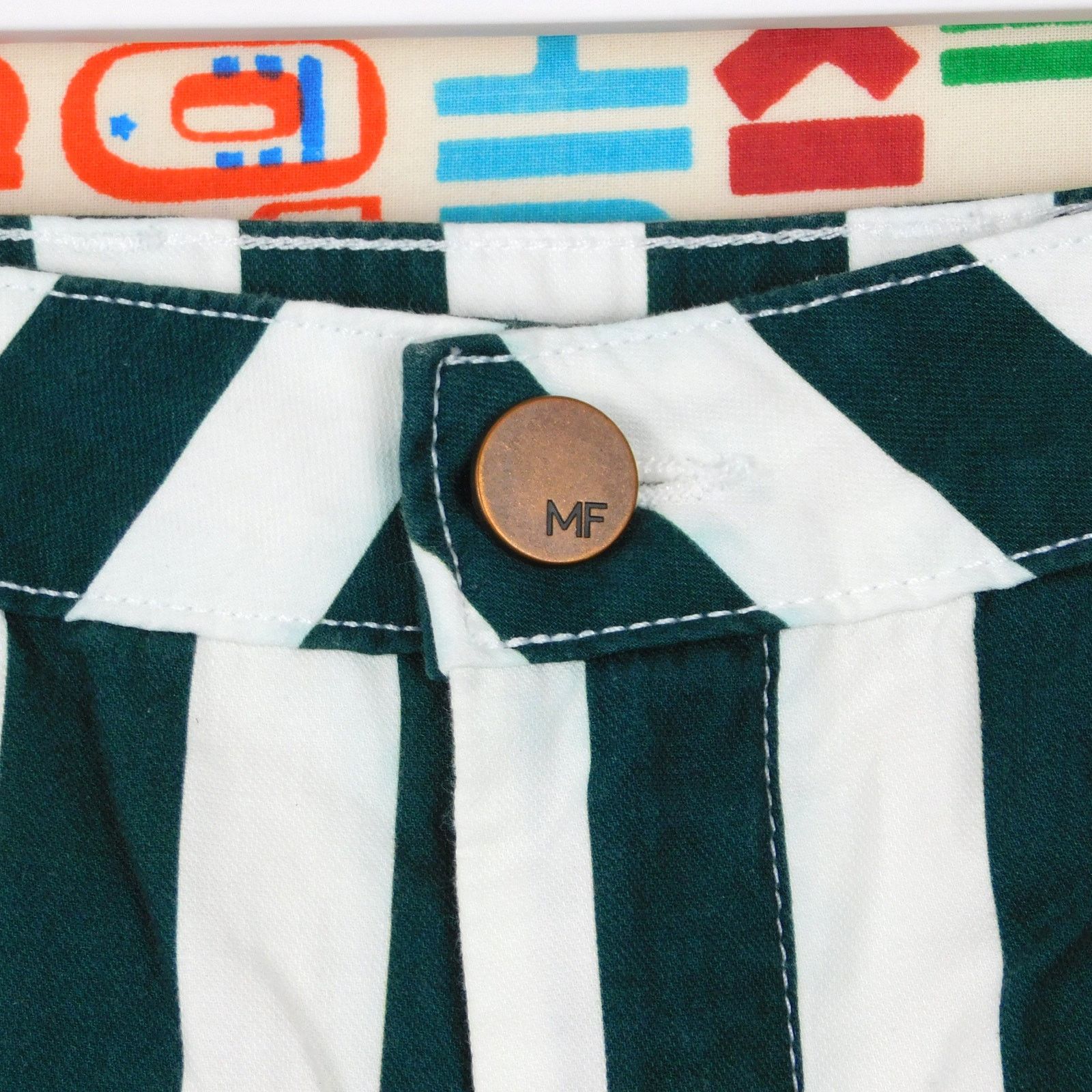 MONFRERE Monfrere Cruise Striped Short Size Mens 34 Green White Size US 34 / EU 50 - 3 Thumbnail
