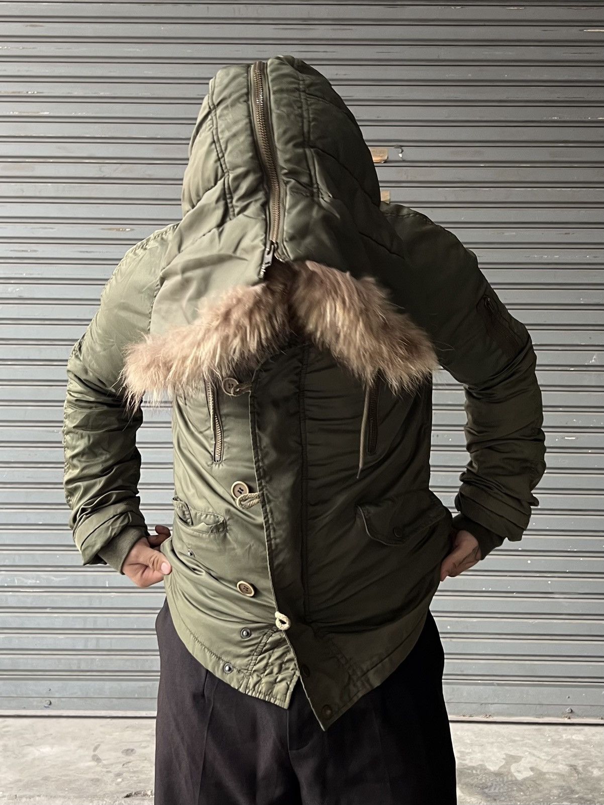 GOA 2000s GOA - Apocalypse Style Fur Hoodie Bomber Jacket Size US S / EU 44-46 / 1 - 25 Thumbnail