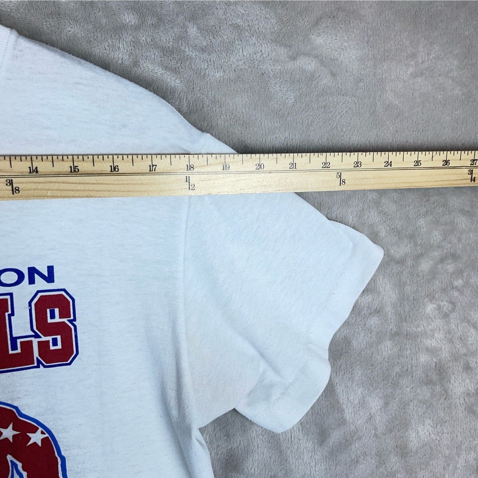 Other Vintage Washington Capitals 1989 Trench T Shirt Single Stitc Size US M / EU 48-50 / 2 - 12 Thumbnail