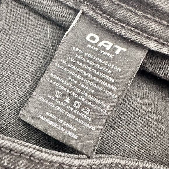 Other OAT New York High-Rise Black Wide-Leg Jeans Size 32" / US 10 / IT 46 - 6 Thumbnail