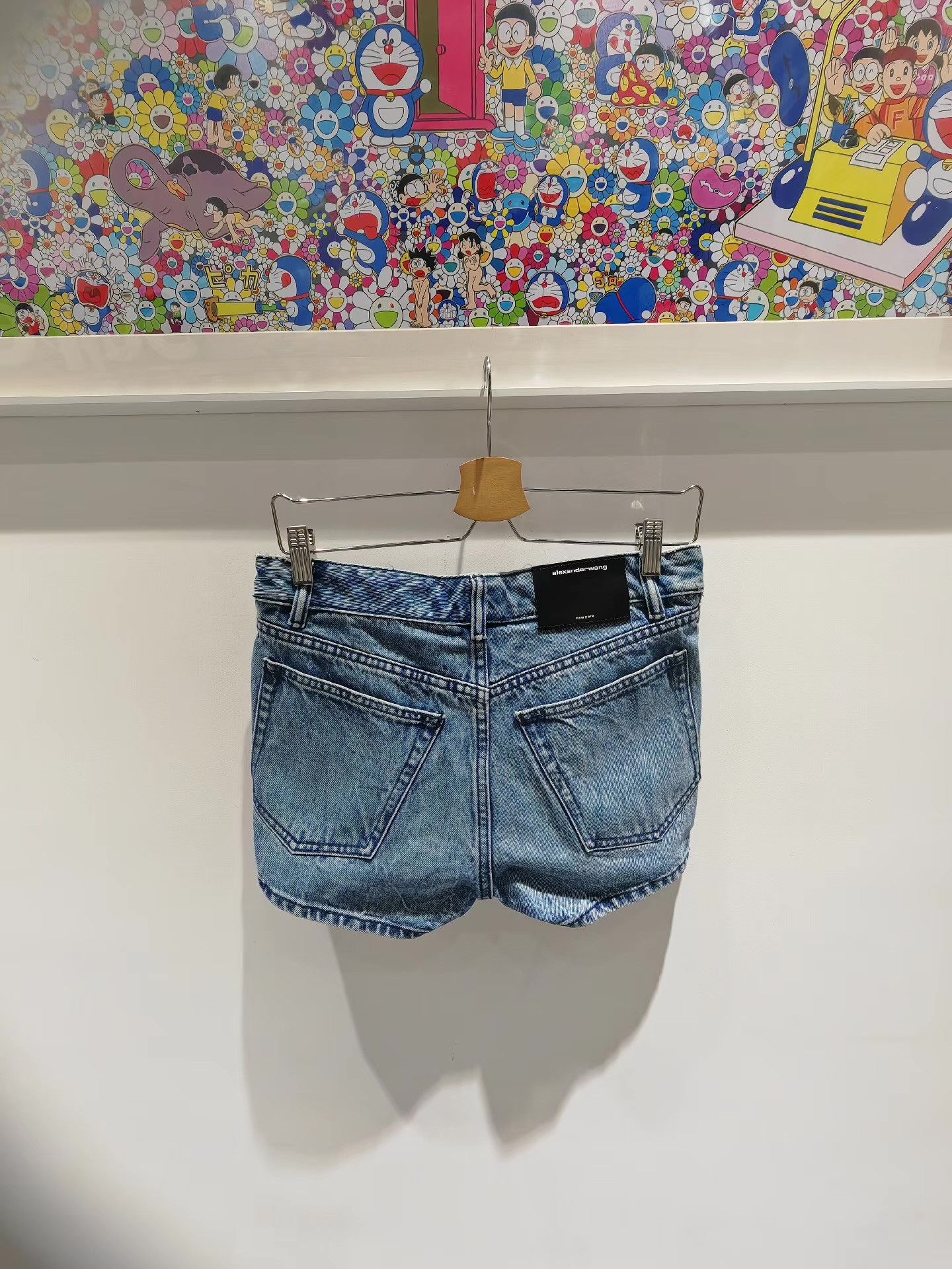 Alexander Wang Alexander Wang Low-rise Denim Shorts Q15 Size 36" / US 14 / IT 50 - 2 Thumbnail