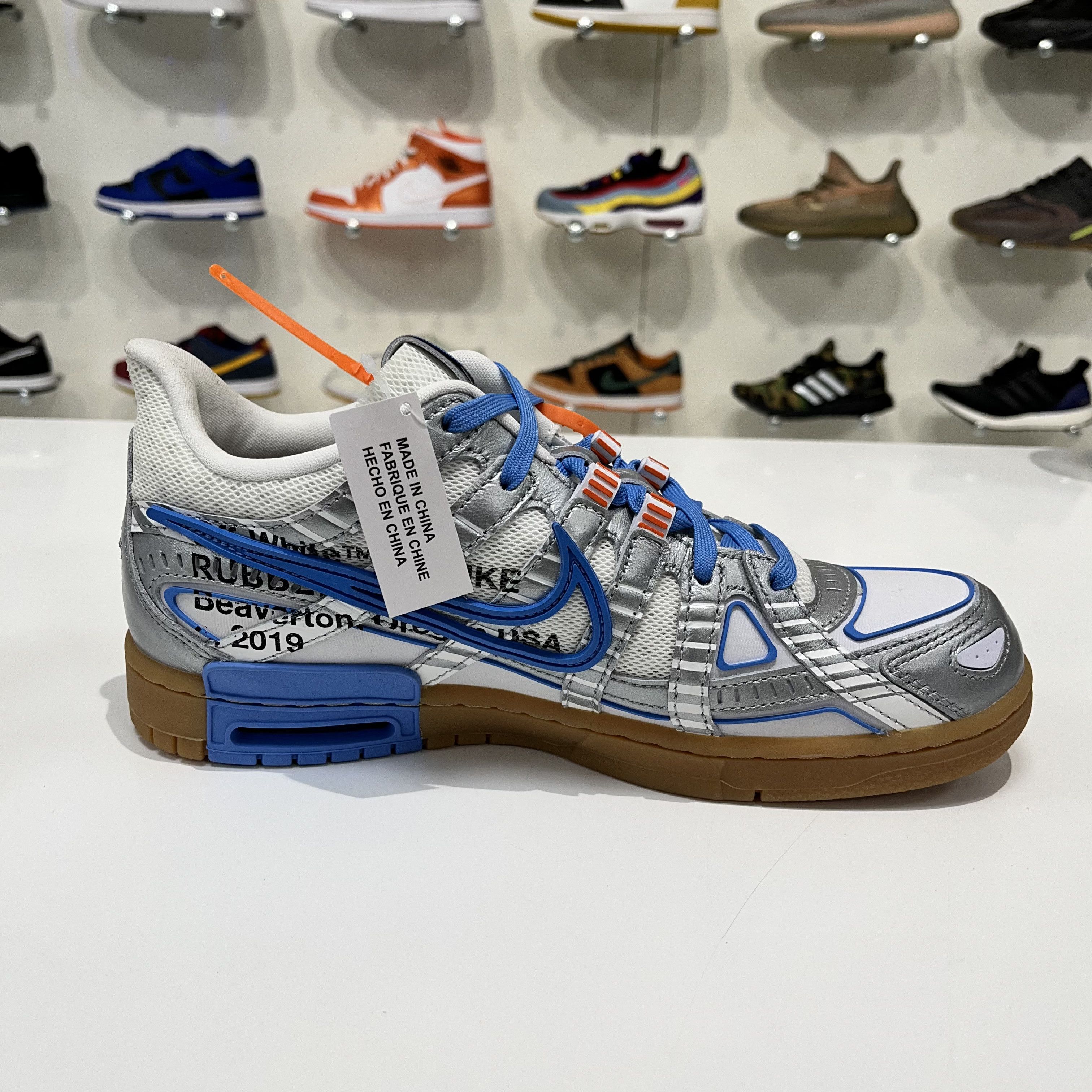 Nike × Off-White NIKE DUNK RUBBER LOW X OFF-WHITE UNIVERSITY BLUE Size US 9.5 / EU 42-43 - 11 Thumbnail