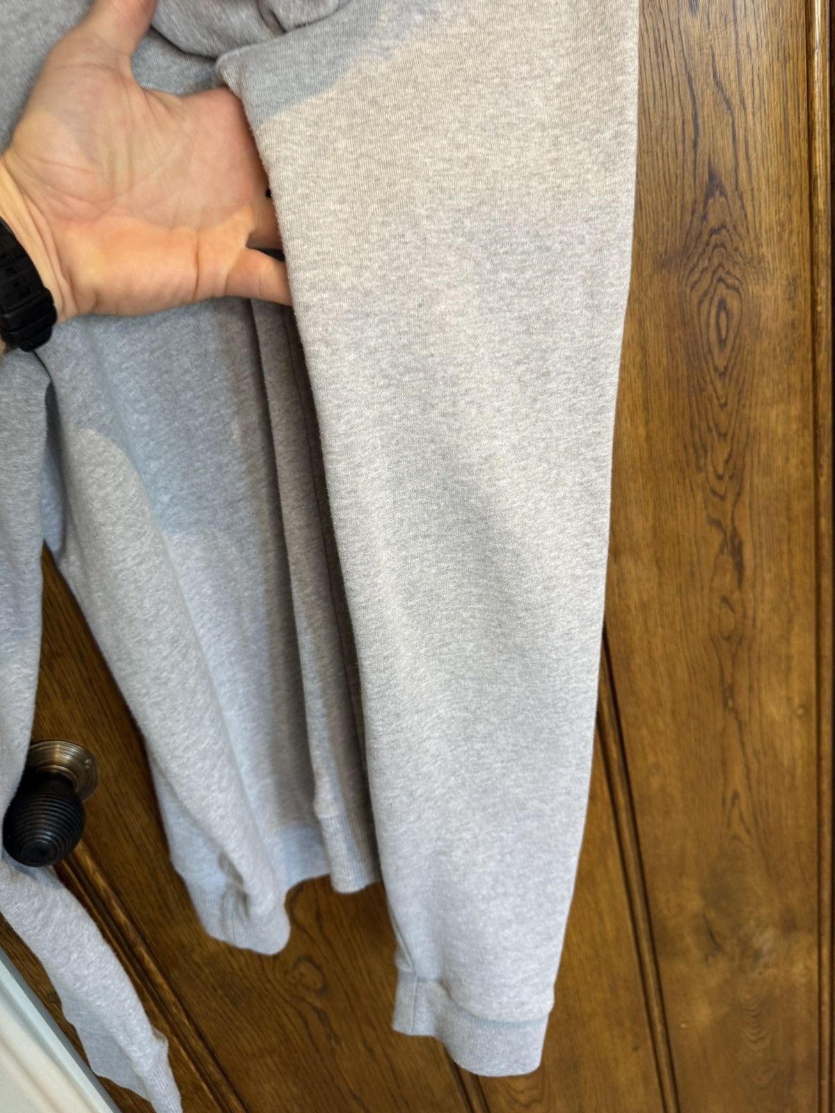 Saint Laurent Paris SS20 Saint Laurent Rive Gauche logo hoodie grey XXL Size US XXL / EU 58 / 5 - 20 Thumbnail
