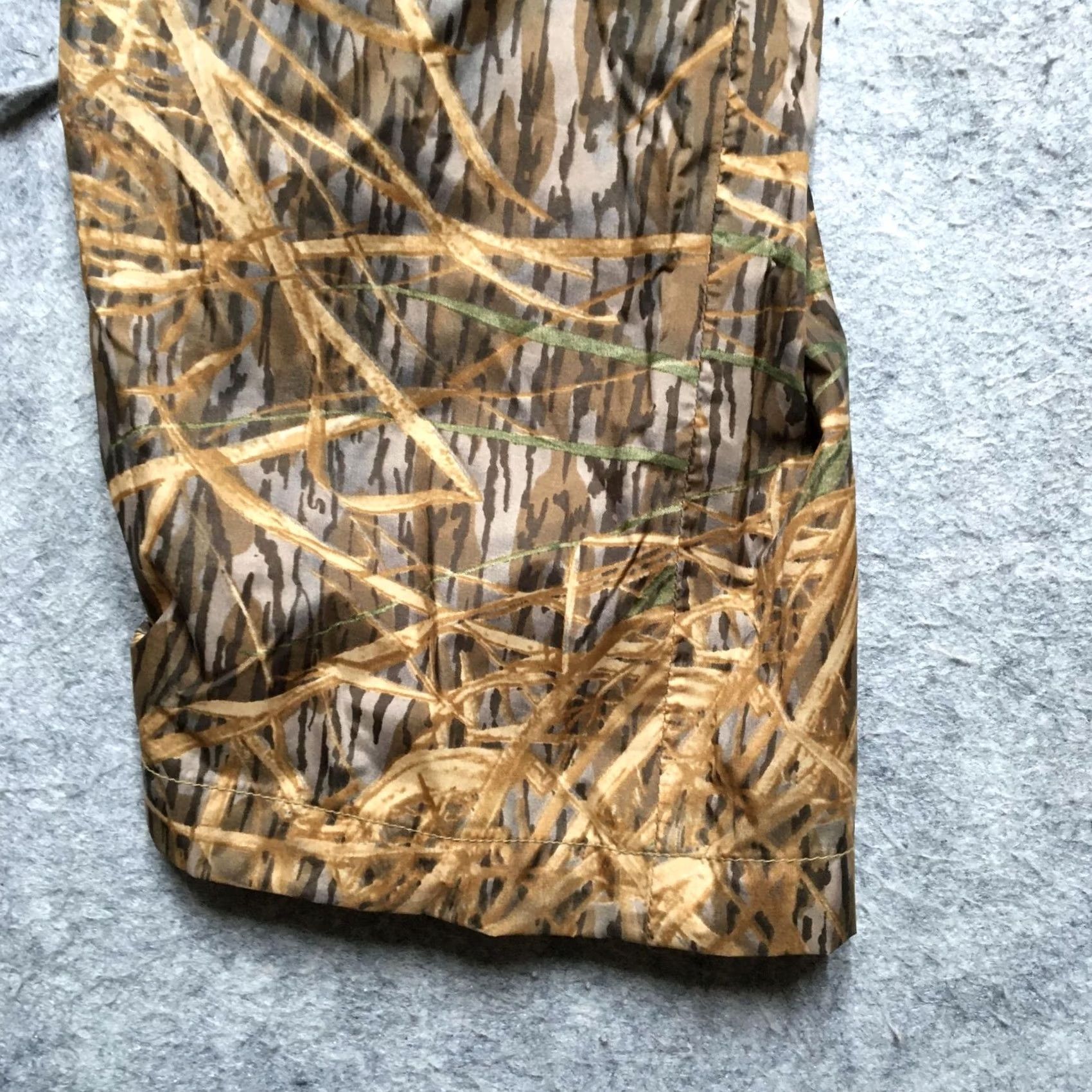Rains Columbia Men's Small S Brown Shadow Grass Camo Rain Pants Elastic Waist Hunting Size US 29 - 2 Thumbnail