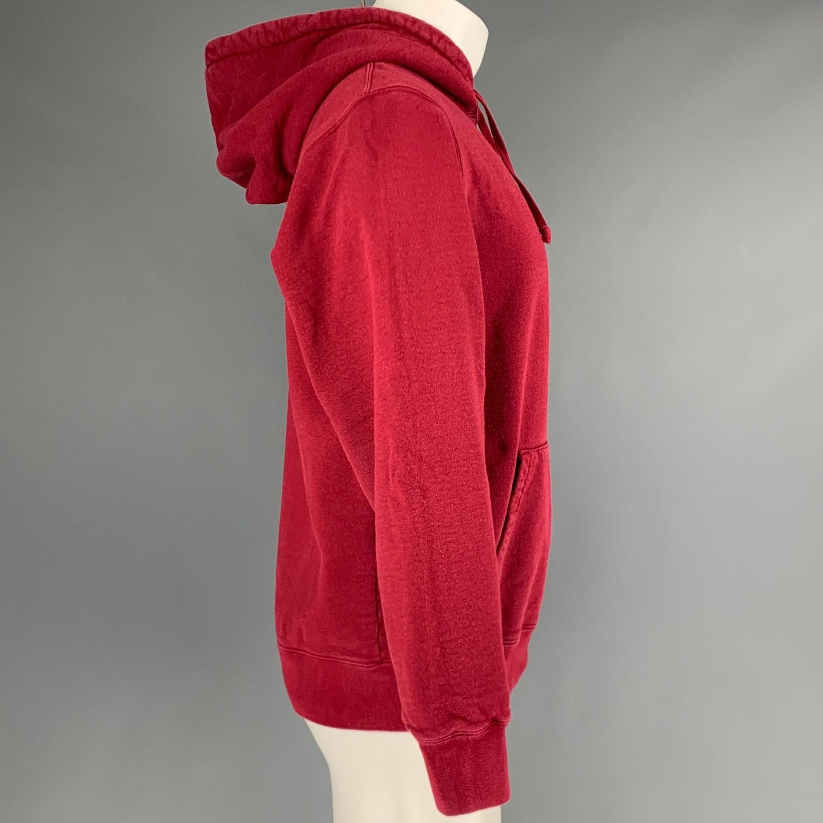 Supreme SUPREME M Burgundy Gold Embroidery Cotton Hoodie Sweatshirt Size US M / EU 48-50 / 2 - 3 Thumbnail