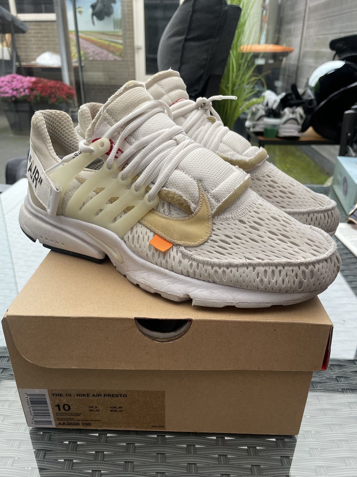 Nike × Off-White Nike x Off-White “The 10” Presto White US 10 