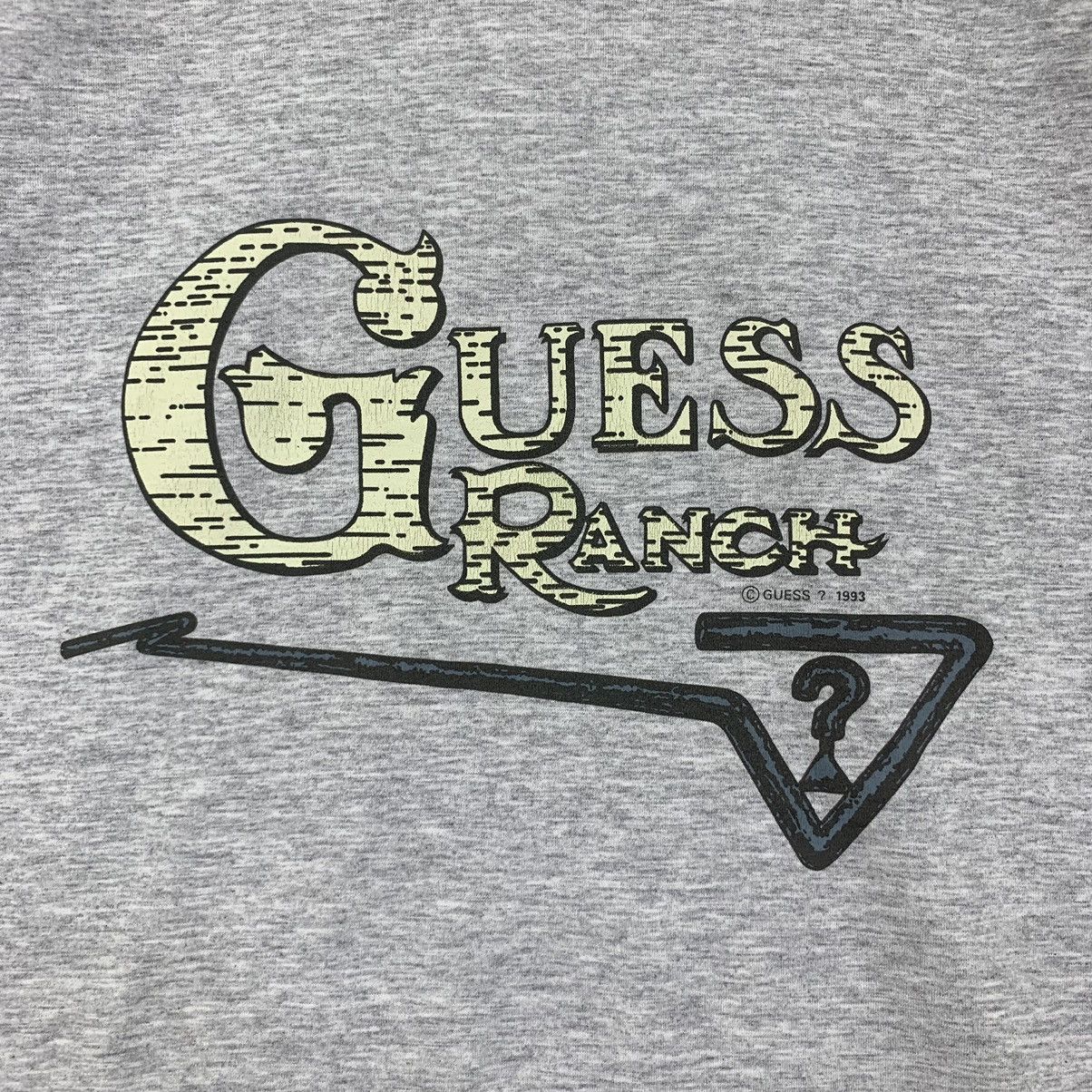 Guess Vintage 1993 GUESS USA RANCH Logo Tee Shirt Top Summer Size US L / EU 52-54 / 3 - 3 Thumbnail