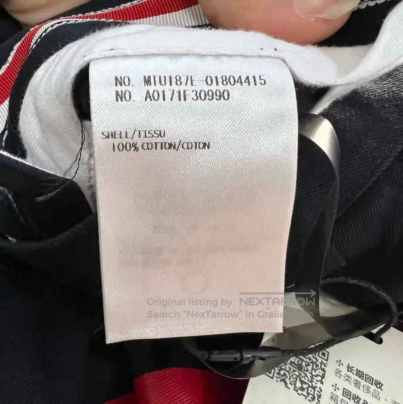 Thom Browne Thom Browne Black Cotton Casual Pants . Size US 27 - 4 Thumbnail