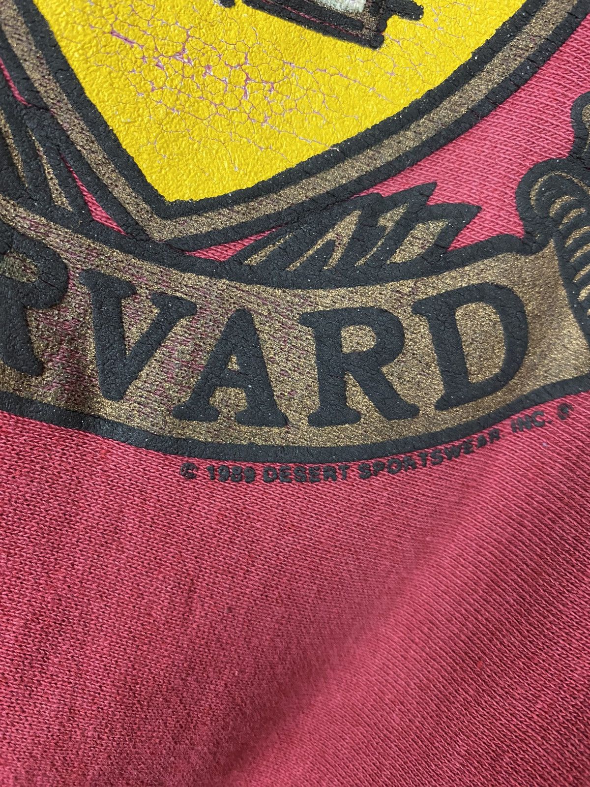 Vintage Vintage 1989 Harvard University Desert Sportswear Crewneck Size US M / EU 48-50 / 2 - 3 Thumbnail