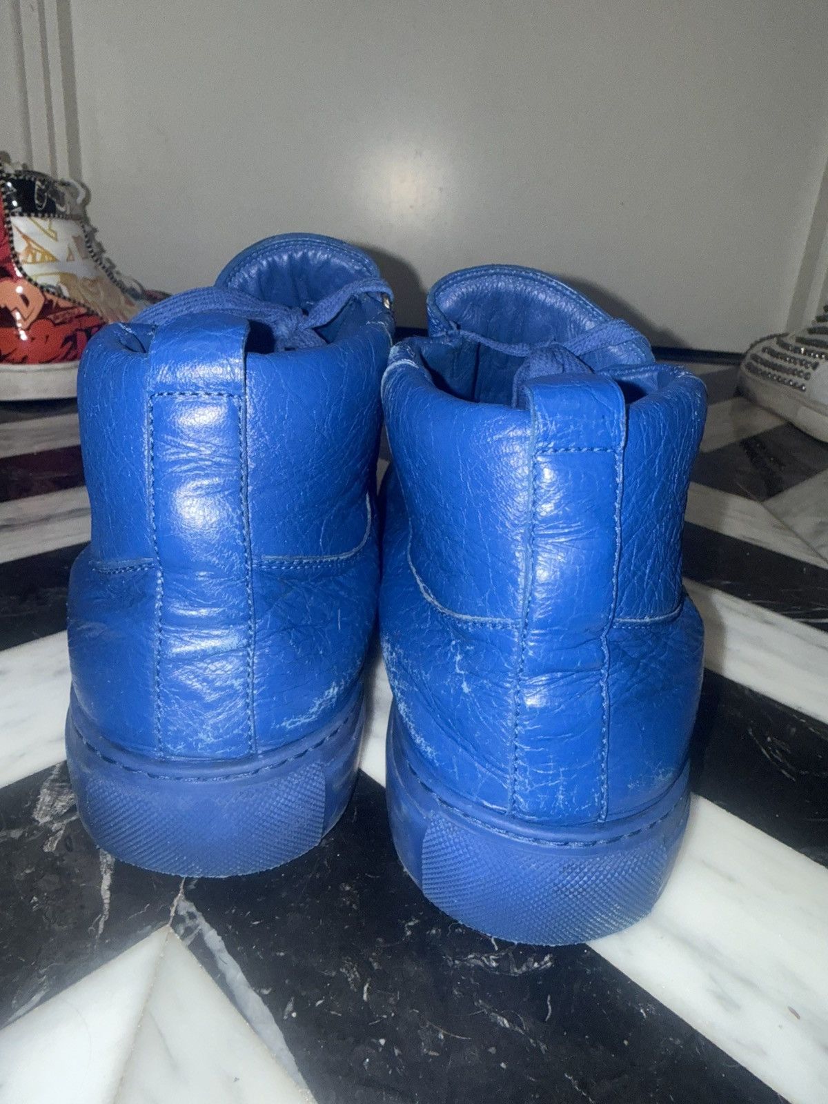 Balenciaga Balenciaga Arena Blue High Top Sneakers Size US 9 / EU 42 - 4 Thumbnail