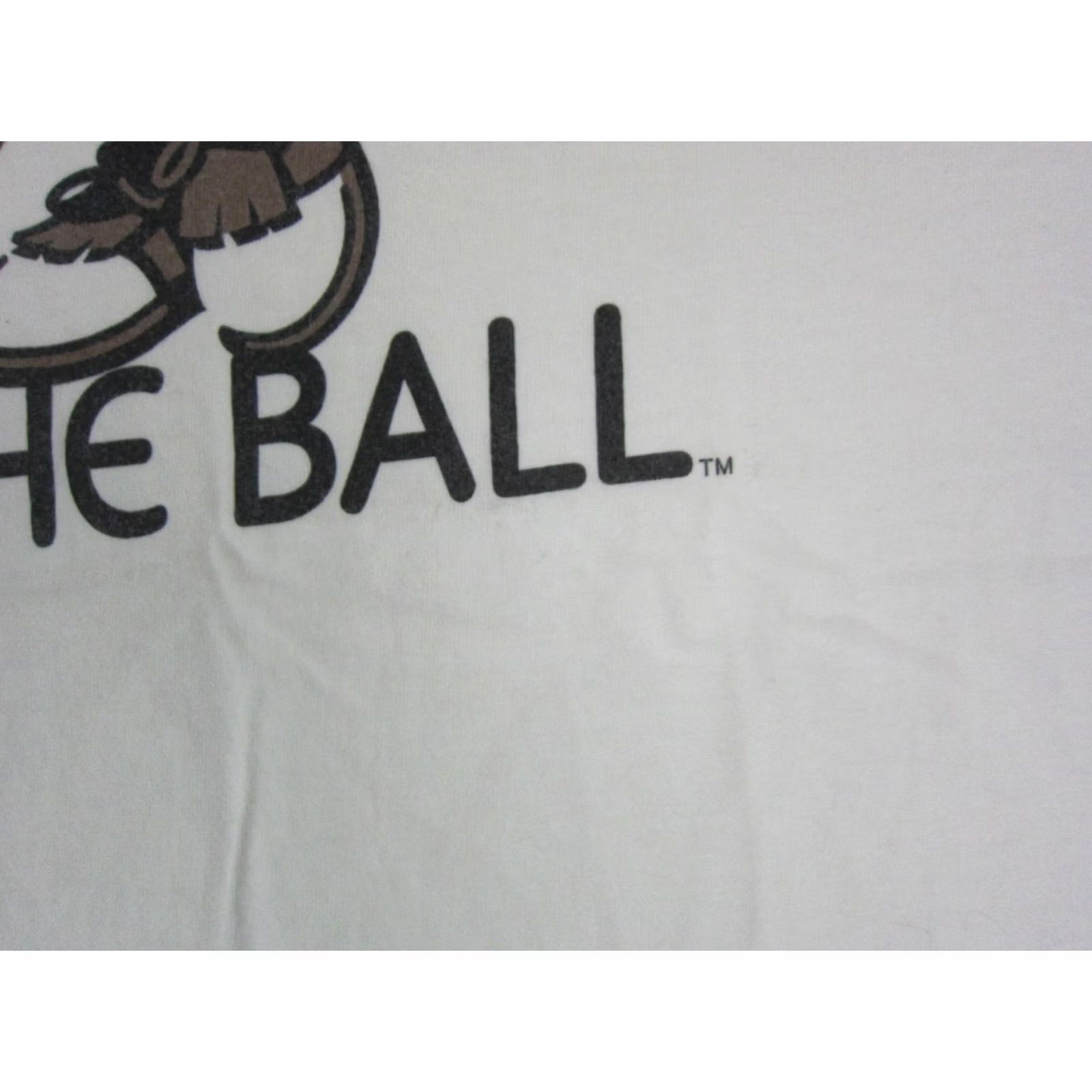 Bally VINTAGE Caddyshack Shirt Mens Large White Be The Ball Golf 90s Murray Bros Size US L / EU 52-54 / 3 - 3 Thumbnail
