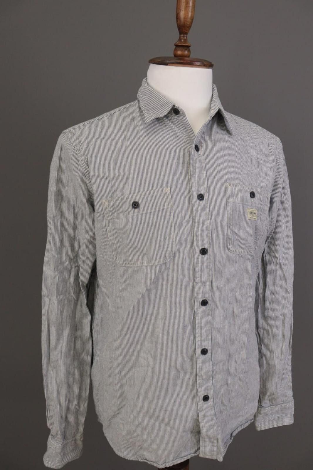 Denim & Supply Ralph Lauren Denim & Supply Ralph Lauren Gray Pockets Shirt Sz L Size US L / EU 52-54 / 3 - 4 Thumbnail