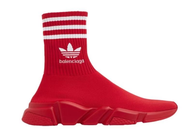 oc11z0124 Balenciaga / Adidas Speed Sneaker in Red