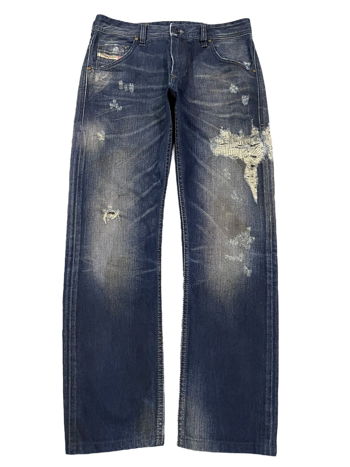 Diesel Vintage Diesel Denim Edit Blue Wash Distressed Style Jeans Size US 30 / EU 46 - 1 Thumbnail