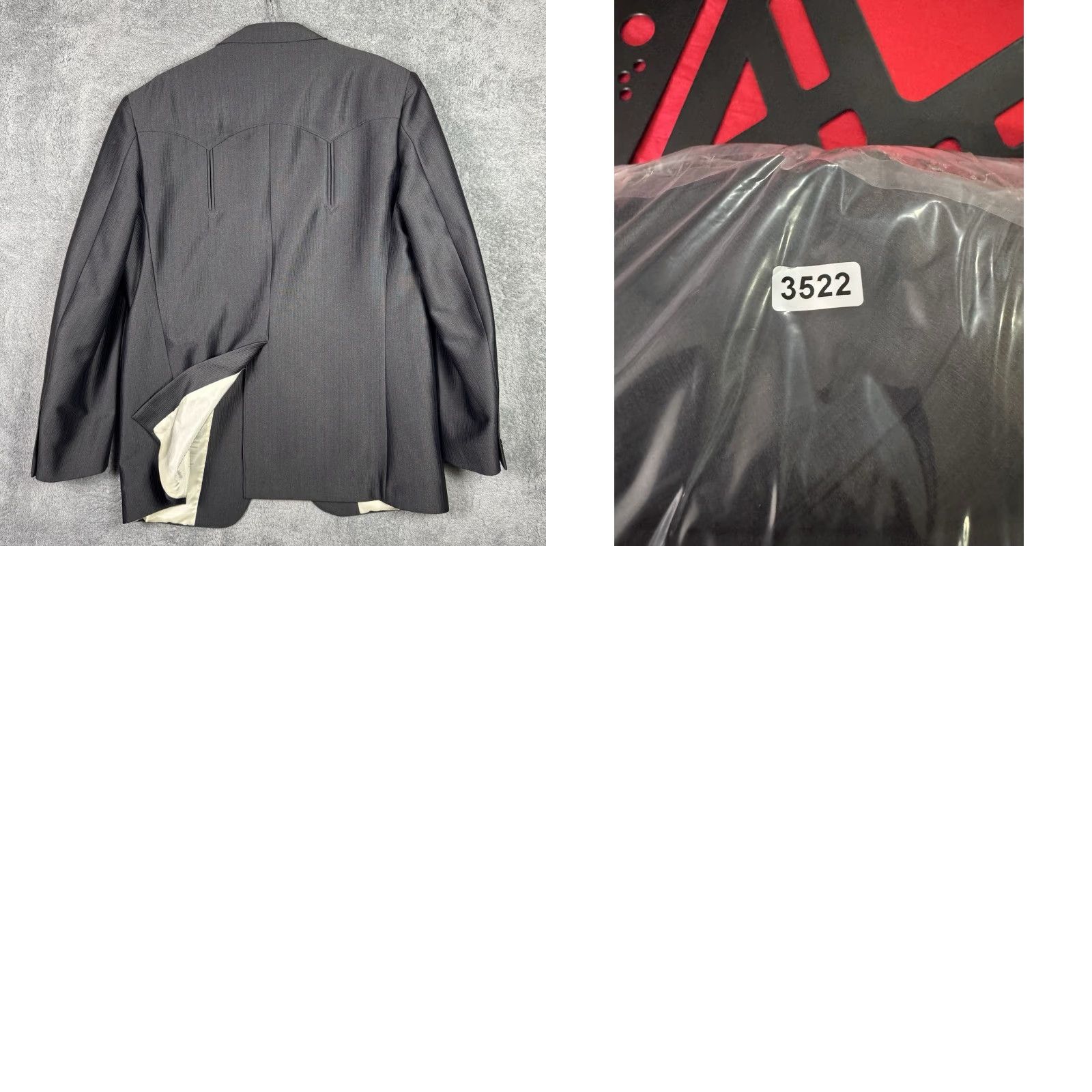 Vintage Pagano West Sport Coat Mens 42R Blazer Jacket Black 1 Piece Vintage USA Dacron Juniors? Size 42R - 9 Thumbnail