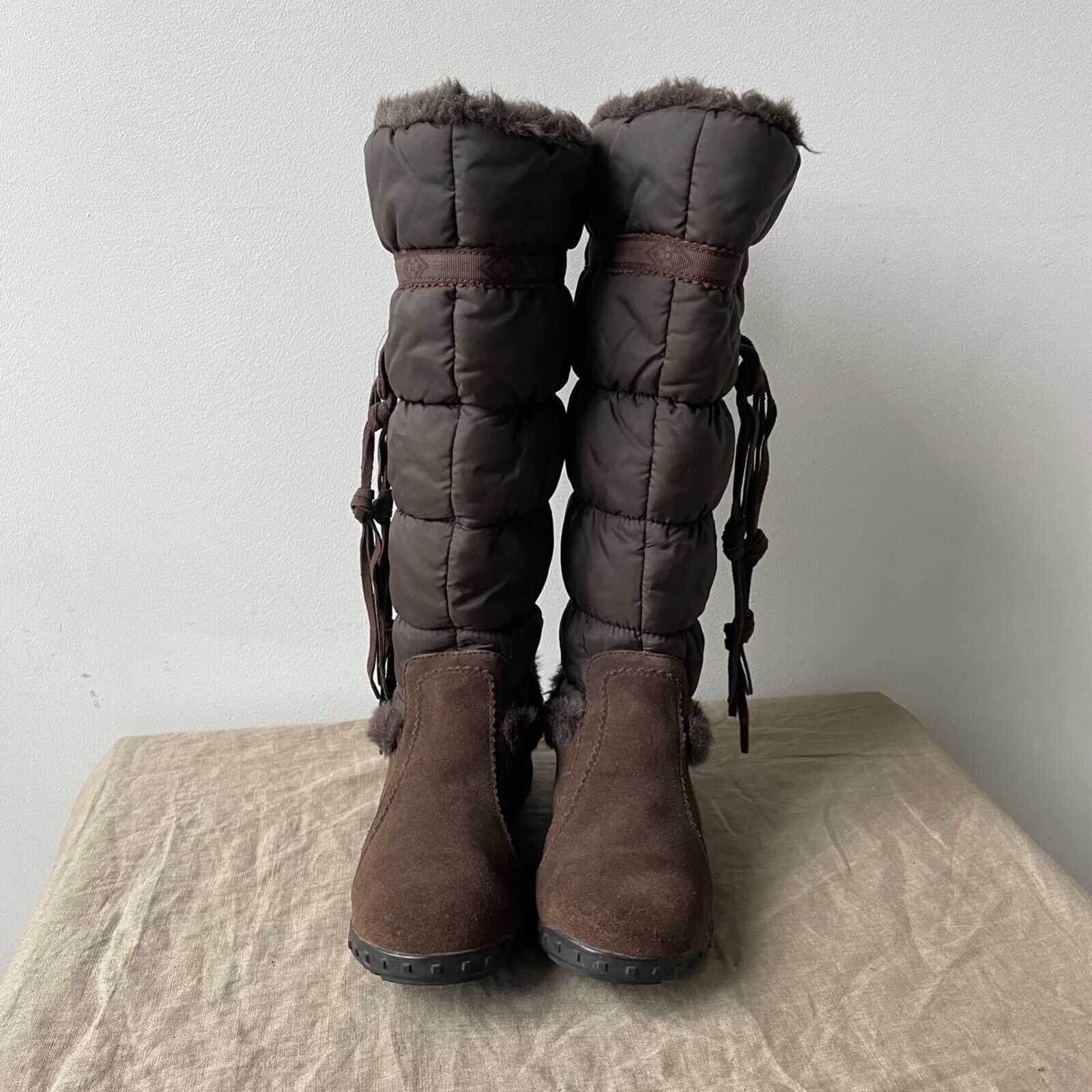 Esprit Esprit Y2K Vintage Snow High Knee Boots 8517AC Size US 8 / IT 38 - 3 Thumbnail