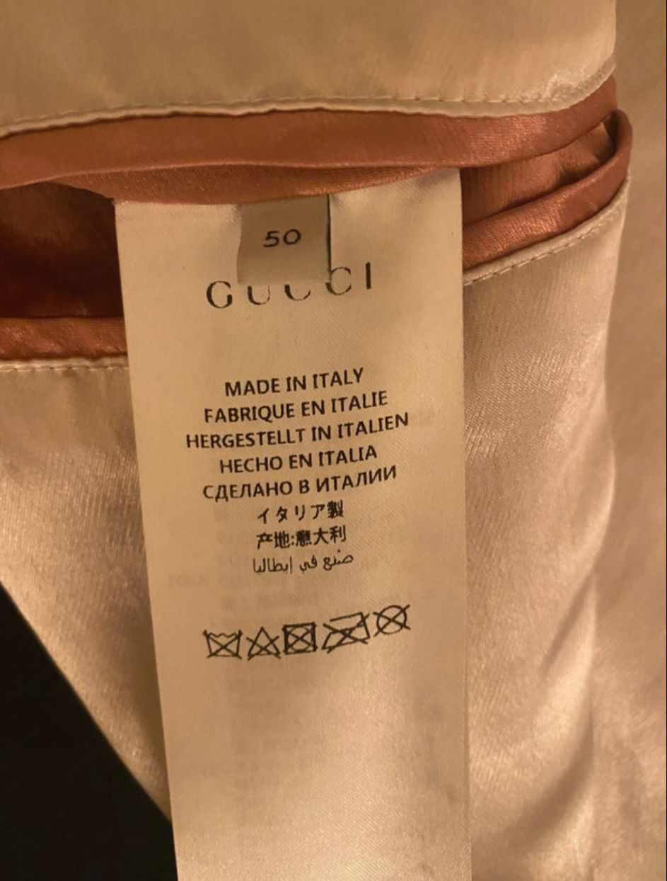 Gucci Gucci La Société Angélique Varsity Bomber Black Cream Size US L / EU 52-54 / 3 - 4 Thumbnail