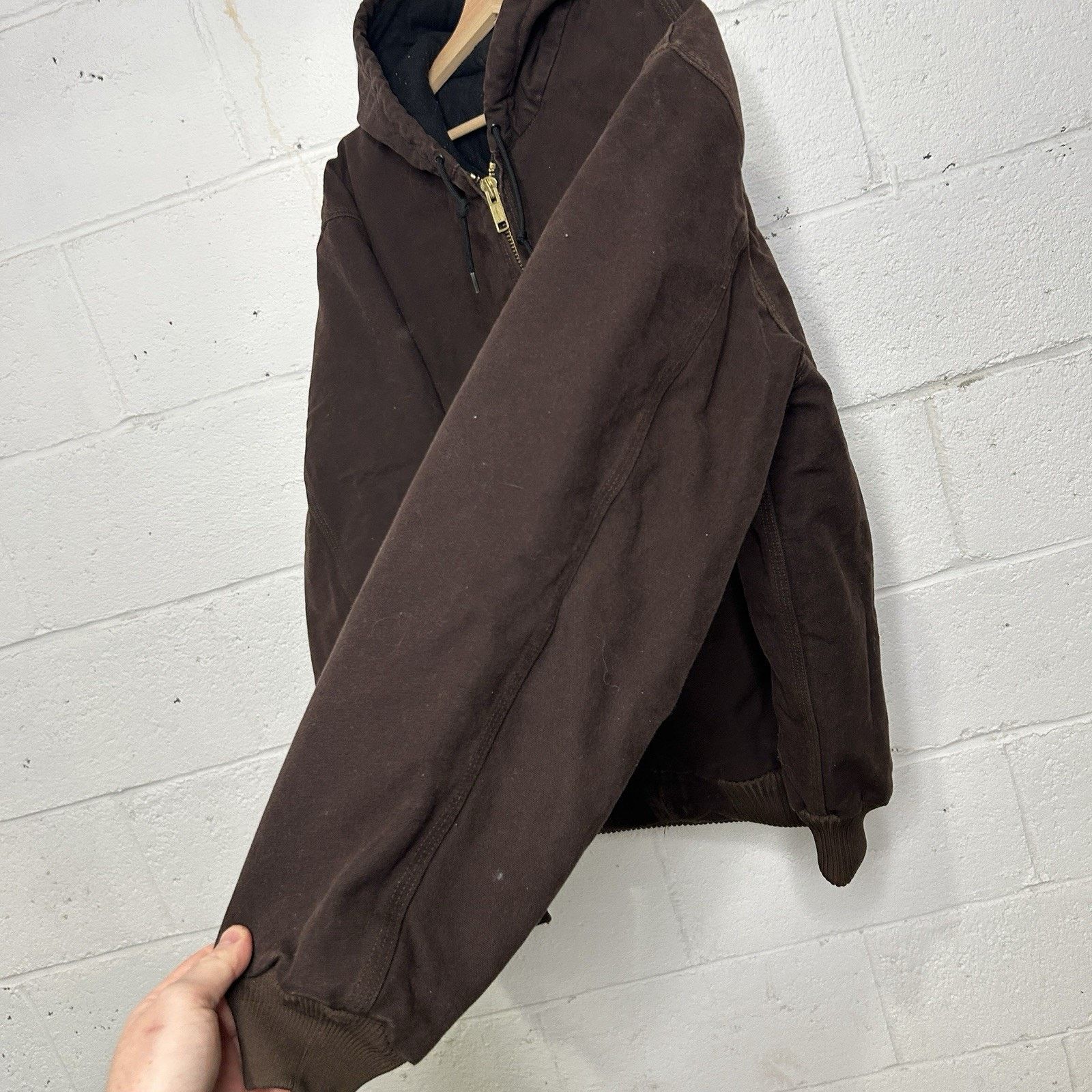 Carhartt Vintage Carhartt Hooded Active Jacket “Dark Brown” J130 DKB Size US XL / EU 56 / 4 - 10 Thumbnail