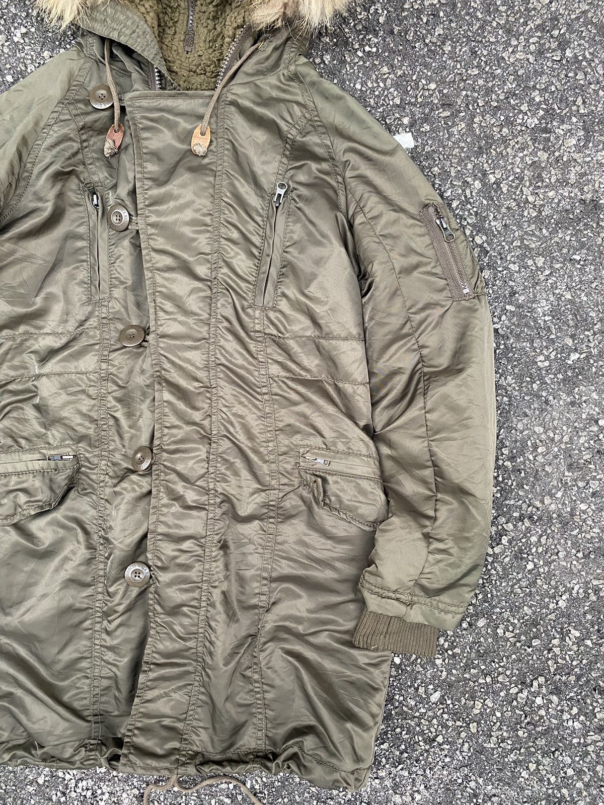 If Six Was Nine × Le Grande Bleu (L.G.B.) rare G.O.A bomber fur parka Size US S / EU 44-46 / 1 - 4 Thumbnail