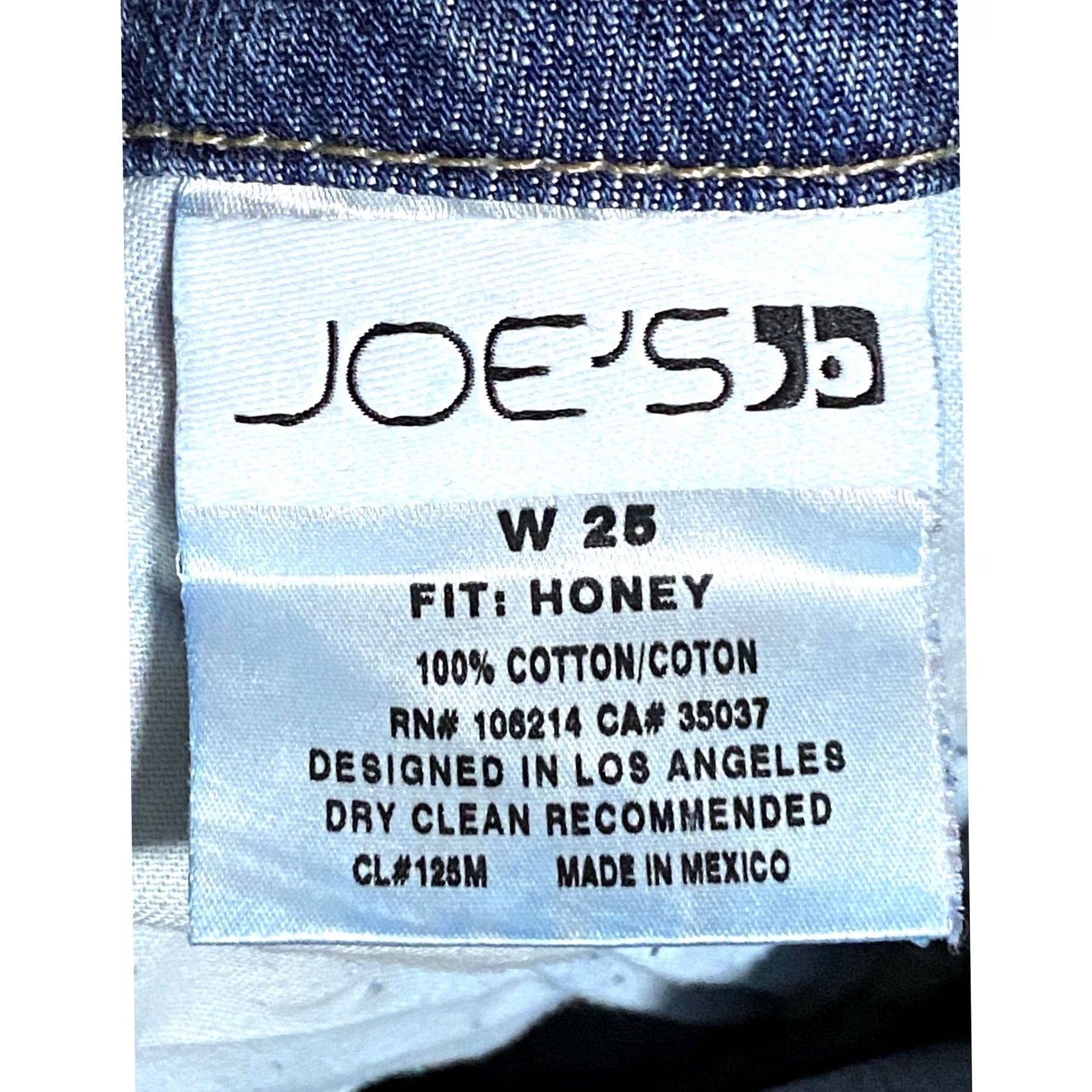 Vintage Joe's Jeans The Honey Houston Low Rise Bootcut Womens 25 Distressed Grunge Jeans Size 42" / US 20 - 5 Thumbnail