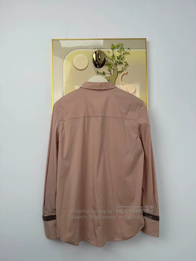 Brunello Cucinelli Brunello Cucinelli Solid Color Crystal Decorated Long-slee Size S / US 4 / IT 40 - 2 Thumbnail