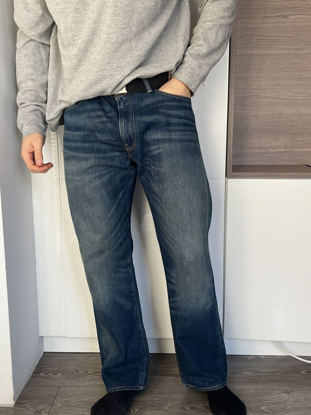 Levi's × Levi's Vintage Clothing ‼️Vintage Levis 504 White Oak Cone Denim Pants‼️ Size US 36 / EU 52 - 14 Thumbnail