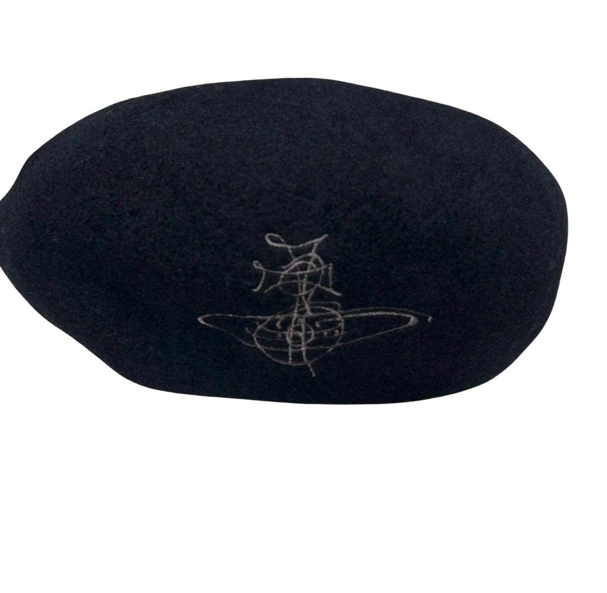 Vivienne Westwood Vivienne Westwood Archive Sketch Orb Embroidered Wool Beret Size ONE SIZE - 1 Thumbnail