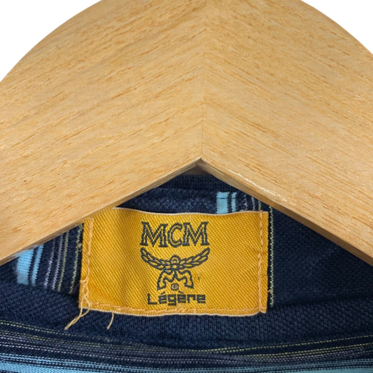 MCM × Vintage Vintage MCM LEGERE stripe polo tee Size US L / EU 52-54 / 3 - 3 Thumbnail