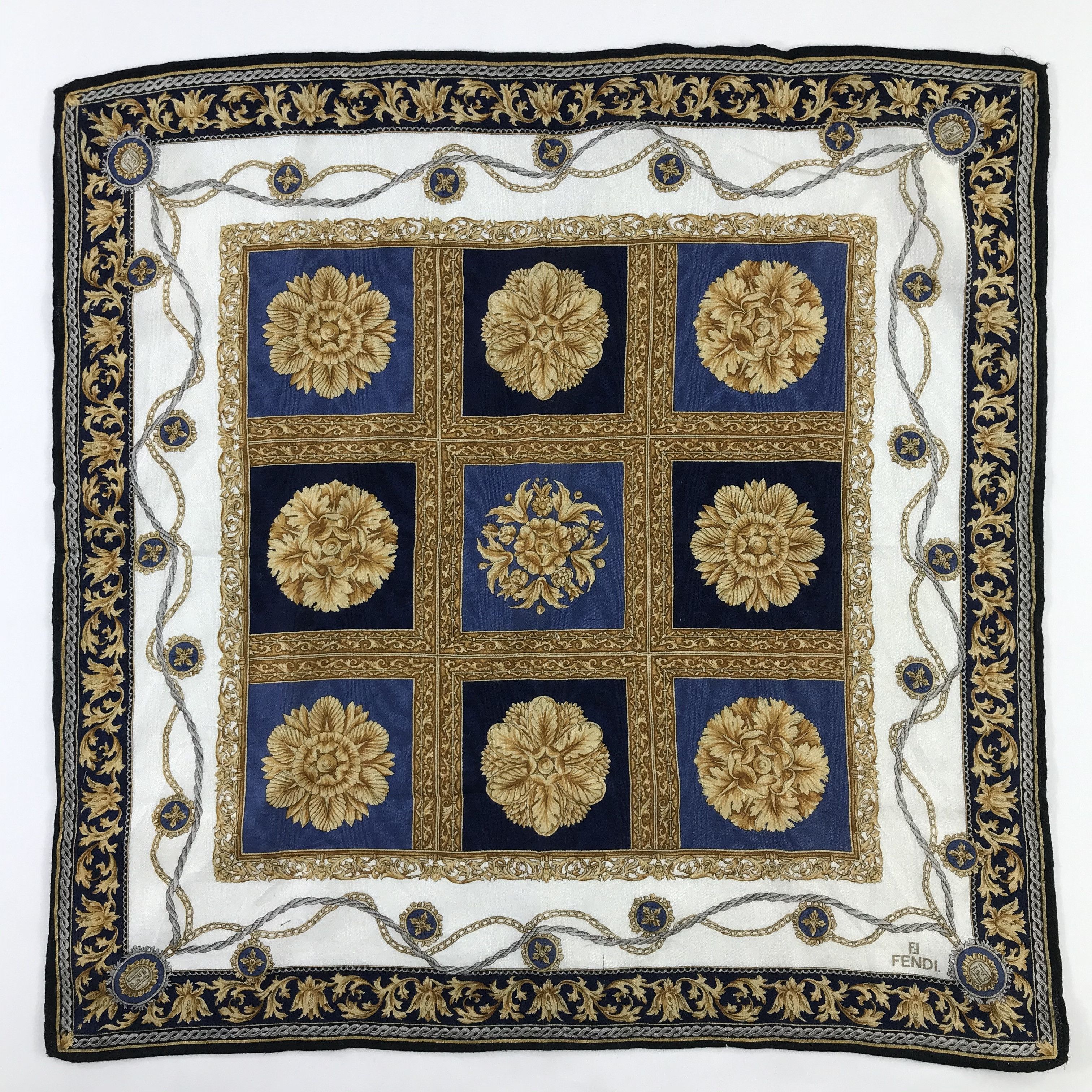 Vintage Vintage Fendi Bandana / Handkerchief / Neckerchief - S614 Size ONE SIZE - 1 Thumbnail