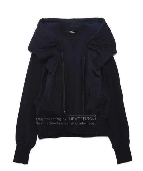Undercover Undercover Fake Two-Piece Hooded Structured Sweatshirt Size US L / EU 52-54 / 3 - 7 Thumbnail