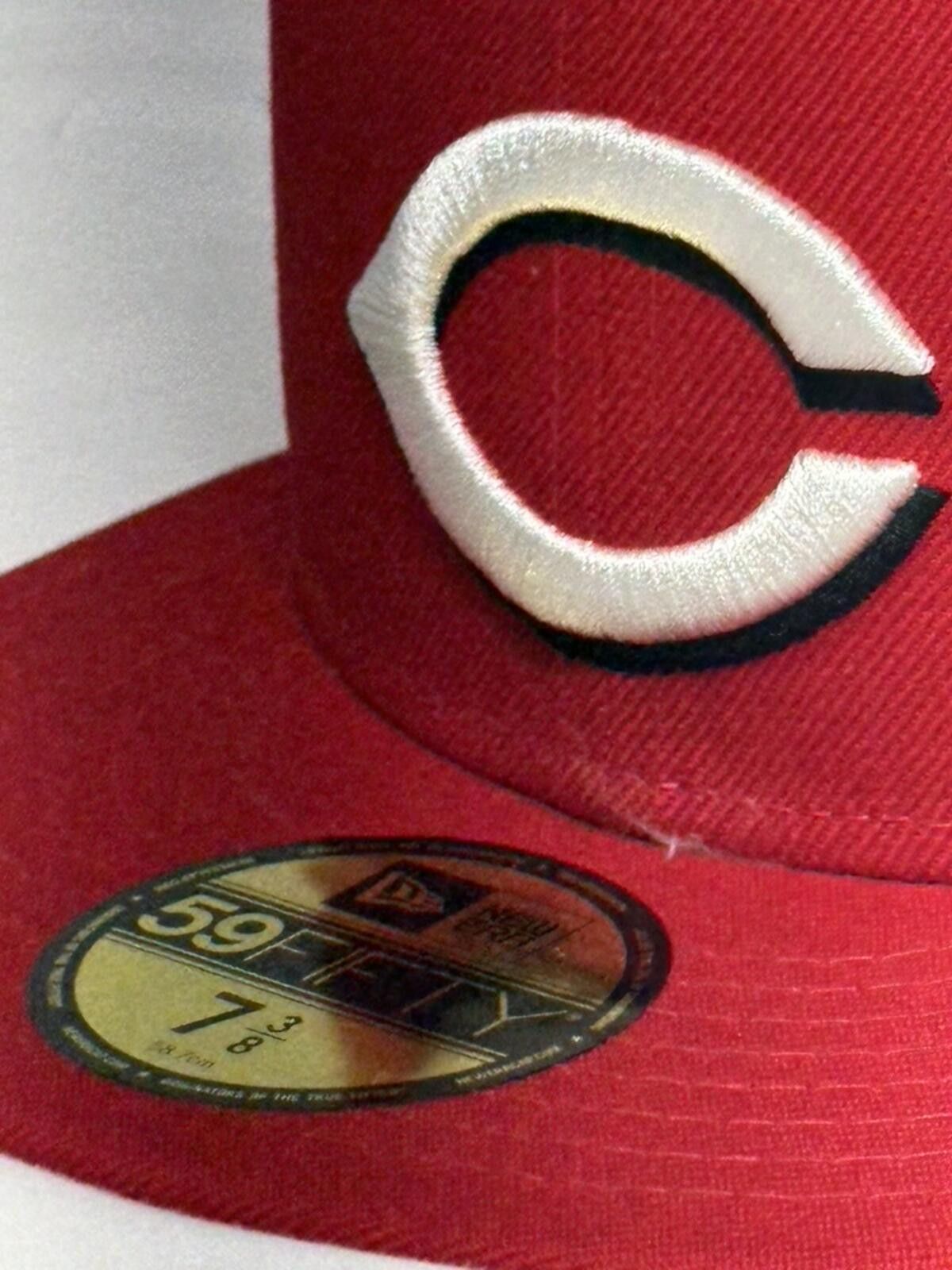 New Era New Era x Swarovski x Cincinnati Reds USA Flag 59FIFTY 7 1/4 Size ONE SIZE - 8 Thumbnail