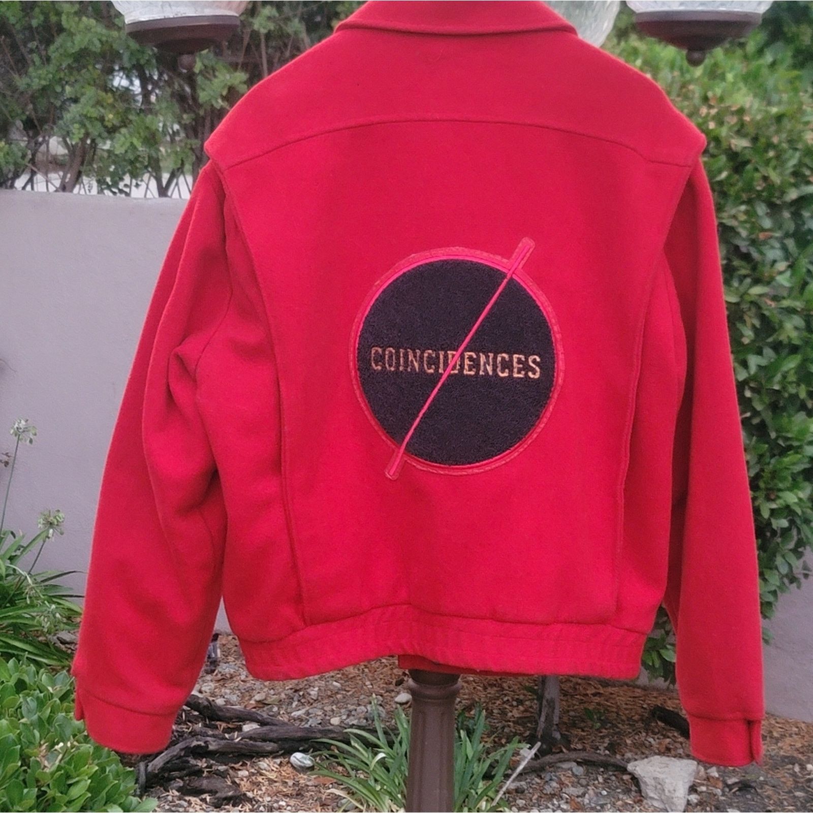 Designer Continual Coincidences Upcycled Vtg Wool Blend Bomber Jacket Size US XXL / EU 58 / 5 - 6 Thumbnail