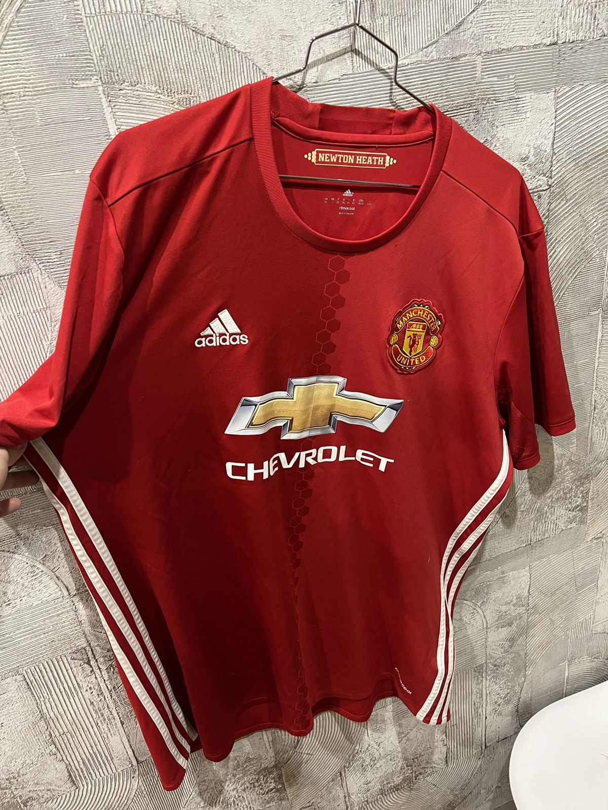 Adidas Manchester United Adidas Pogba 6 Football Jersey 2015 2016 Size US XL / EU 56 / 4 - 2 Thumbnail