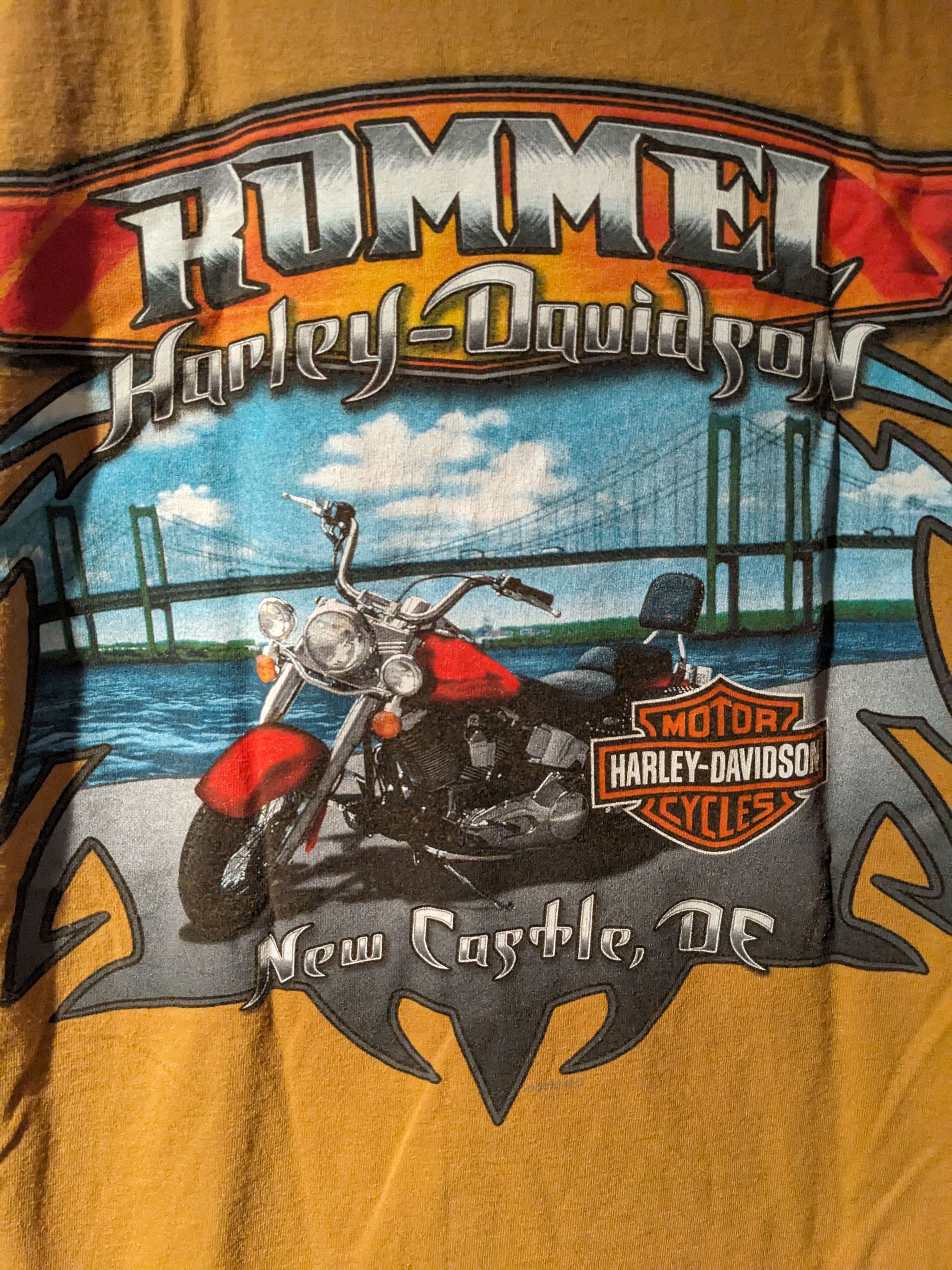 Harley Davidson × Vintage Vintage 2012 Harley-Davidson Rommel Medium T-Shirt Size US M / EU 48-50 / 2 - 2 Thumbnail