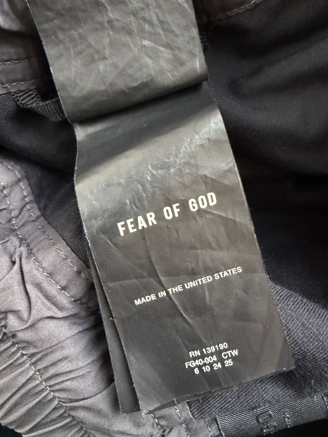 Fear of God Fear of God 7th Cargo Pants Black Eternal 8th 6th Size US 28 / EU 44 - 8 Thumbnail