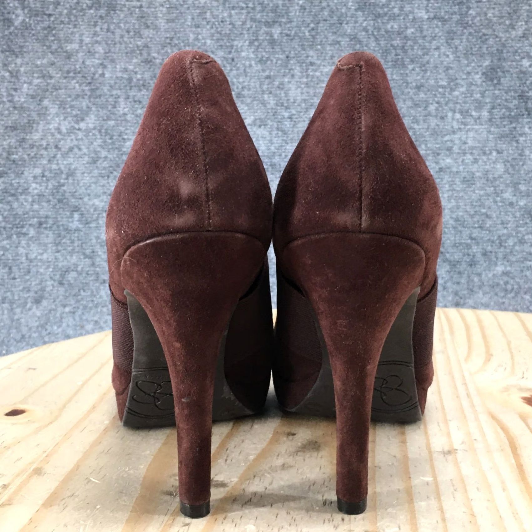 Jessica Simpson Jessica Simpson By Jessica Boots Womens 8.5 Brown Ankle Booties Suede Stiletto Boots Size US 9 / IT 39 - 7 Thumbnail