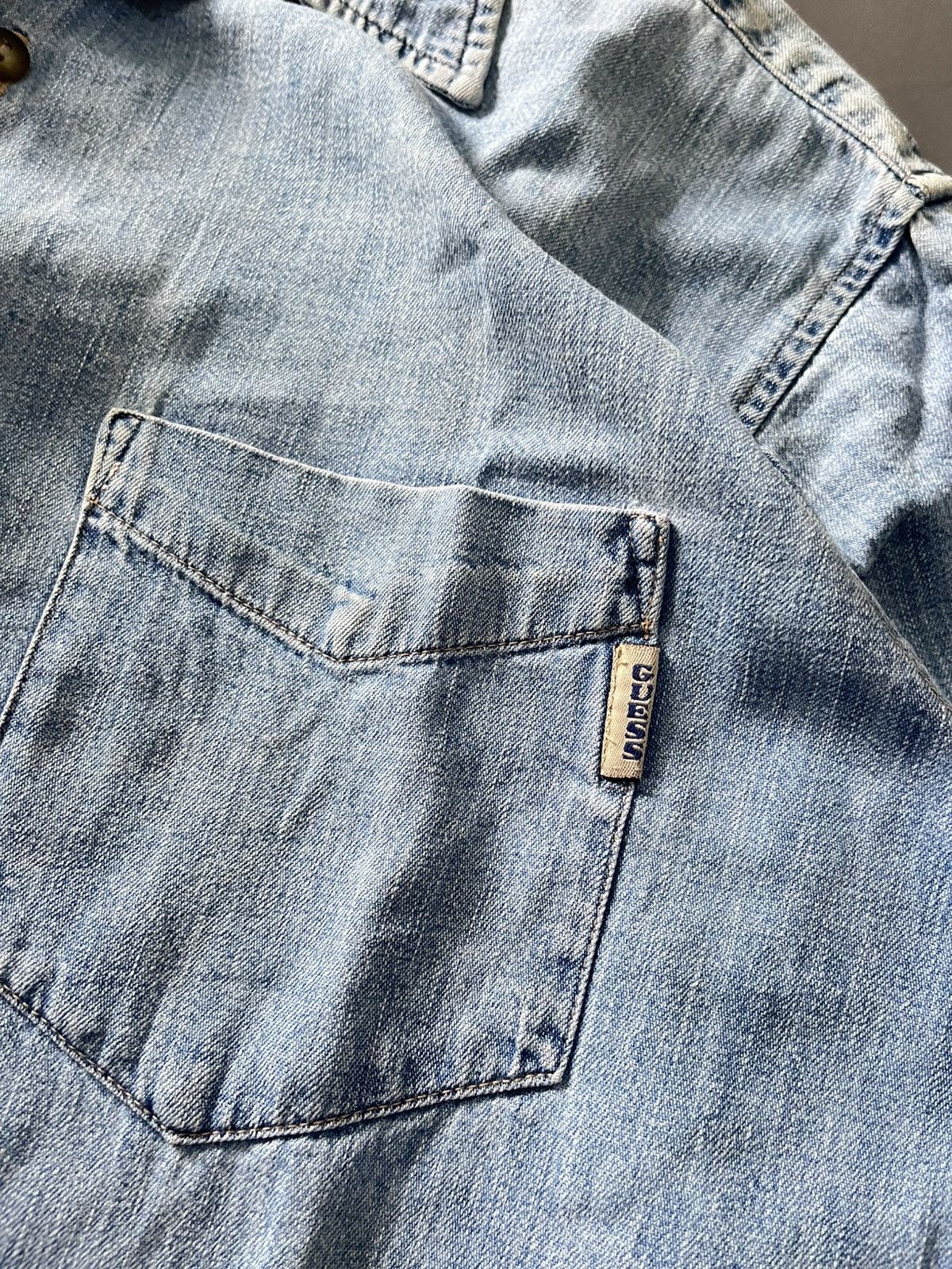 Guess ❌SOLDOUT❌Rare Vintage 80’s Gues USA Longslevee Shirt Size US M / EU 48-50 / 2 - 7 Thumbnail