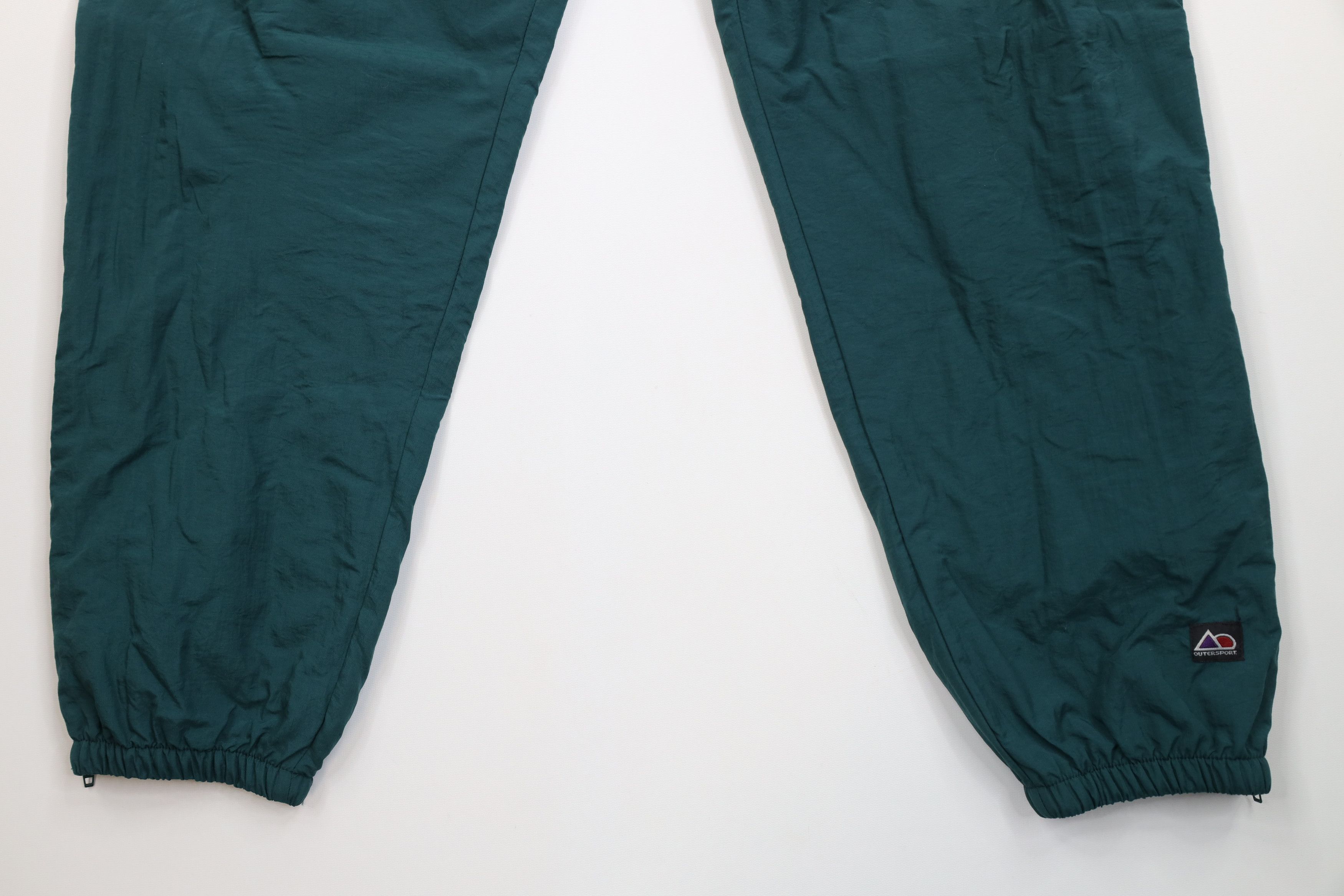 Vintage Vintage 90s Streetwear Lined Windbreaker Joggers Pants Green Size US 38 / EU 54 - 4 Thumbnail