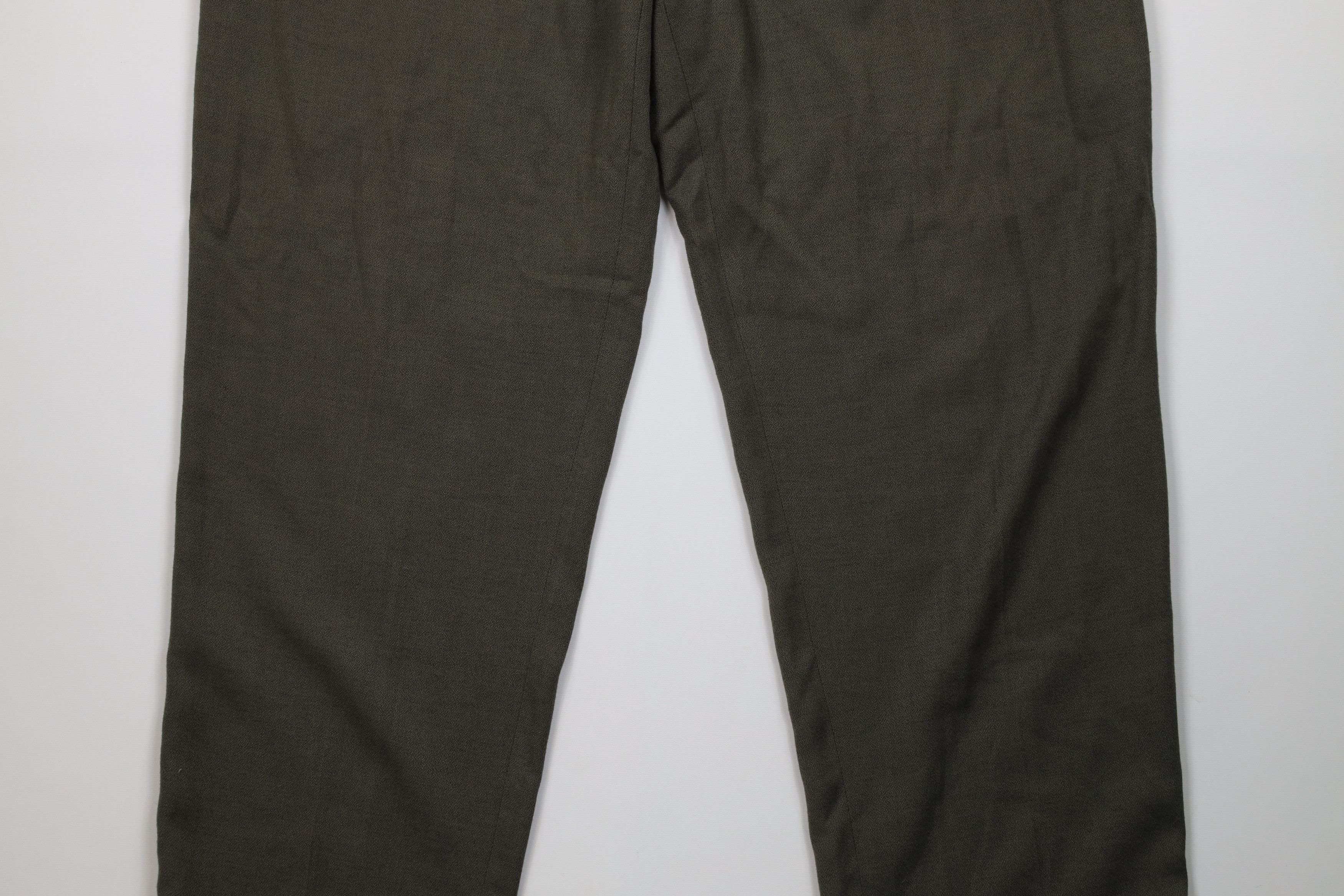 Vintage Vintage 90s Streetwear Wool Blend Knit Wide Leg Pants Size US 42 / EU 58 - 3 Thumbnail