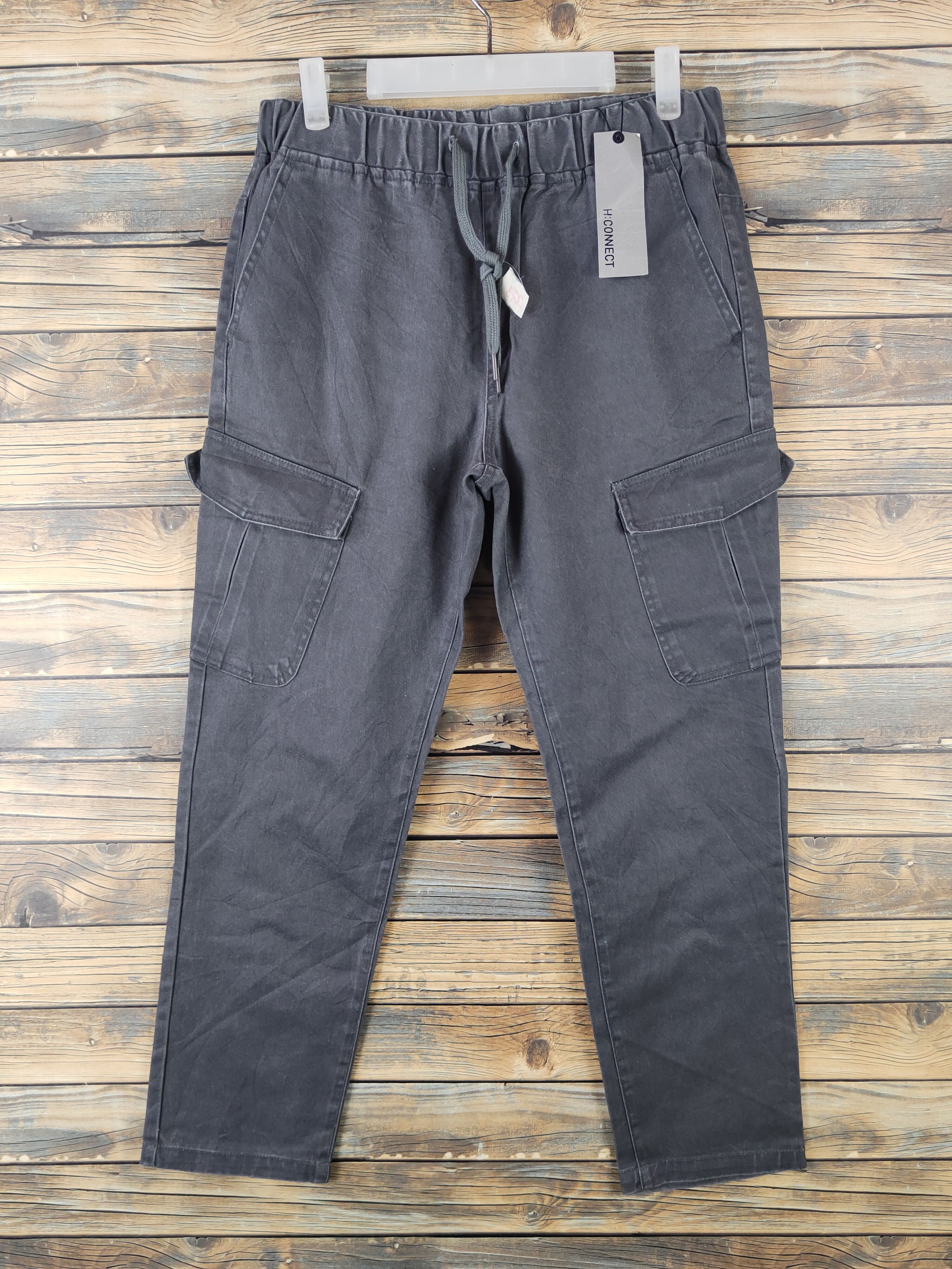 Japanese Brand DLL H.Connect Gray Multipocket Tactical Cargo Pants #273 Size US 30 / EU 46 - 1 Thumbnail