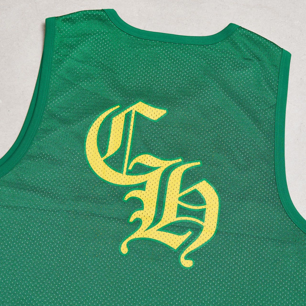 Chrome Hearts CHROME HEARTS Mesh Reversible Basketball Jersey GREEN/WHITE Size US L / EU 52-54 / 3 - 13 Thumbnail