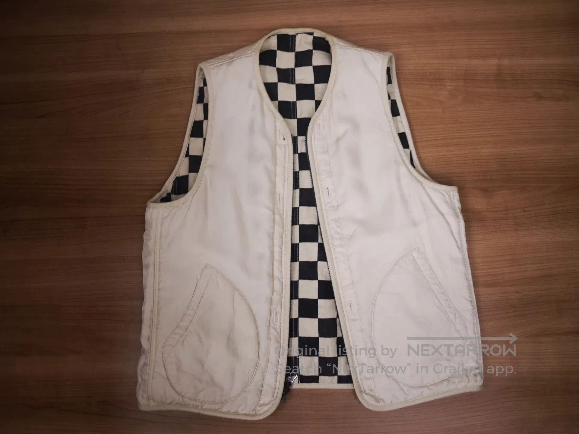 Visvim Visvim ICT Liner Vest in White. Size US XL / EU 56 / 4 - 7 Thumbnail