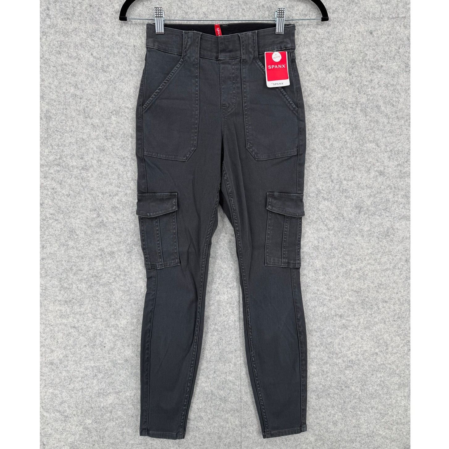 Spanx NWT SPANX Stretch Twill Washed Ankle Cargo Pants Petite XS Size 23" - 1 Thumbnail