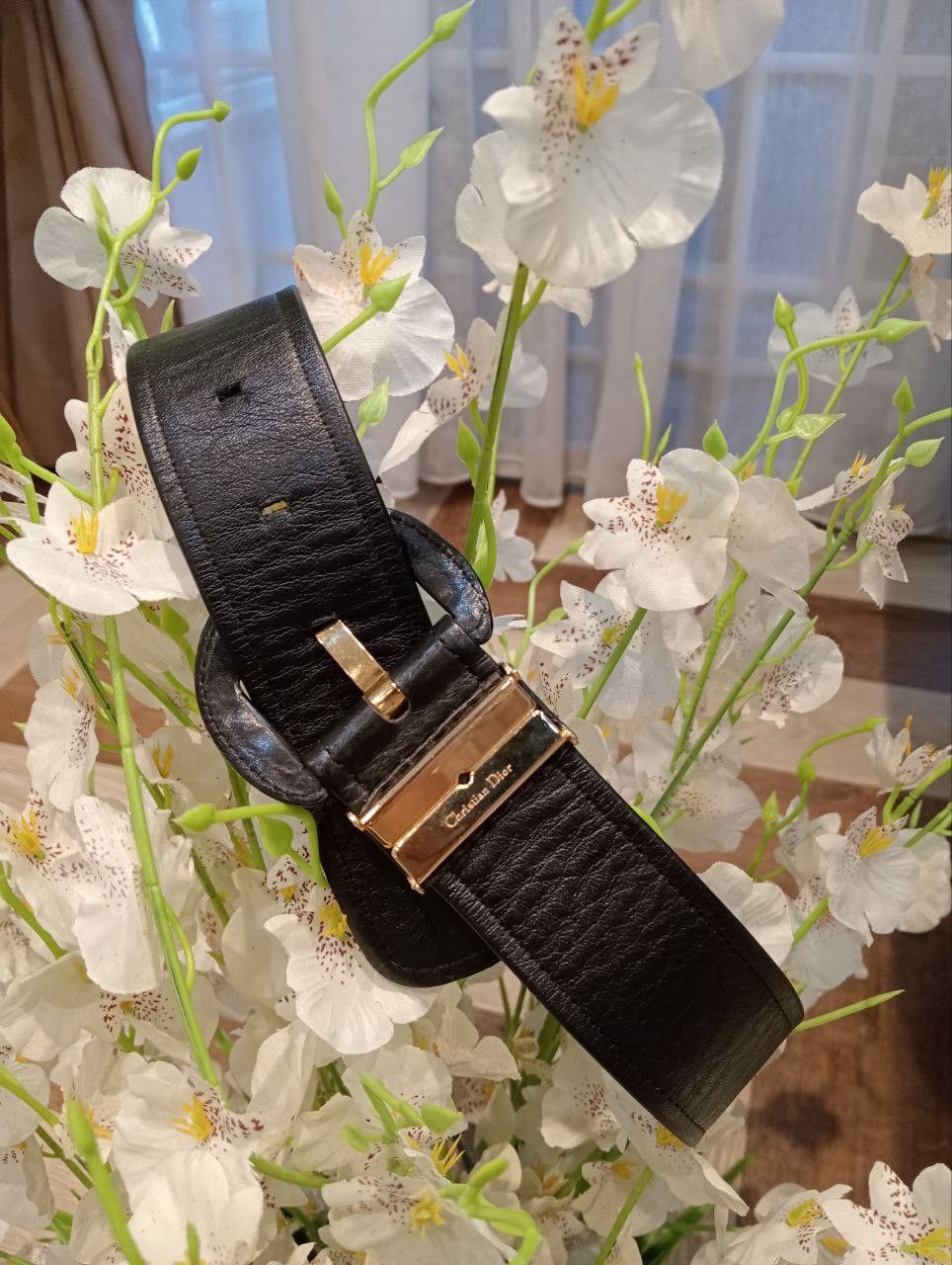 Christian Dior Monsieur CHRISTIAN DIOR LEATHER BELT Size ONE SIZE - 2 Thumbnail