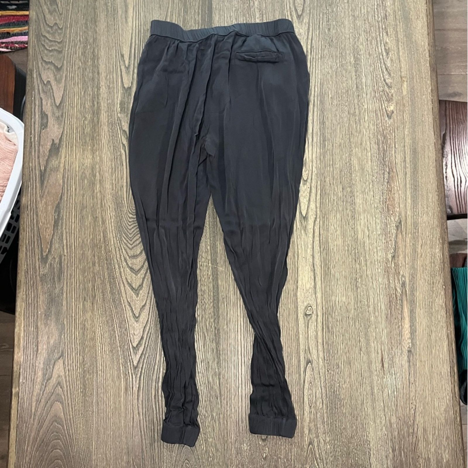 Gypsy 05 Gypsy 05 Umayyad Straight Leg Pants Silk Blend Noir Size M Size 28" / US 6 / IT 42 - 7 Thumbnail