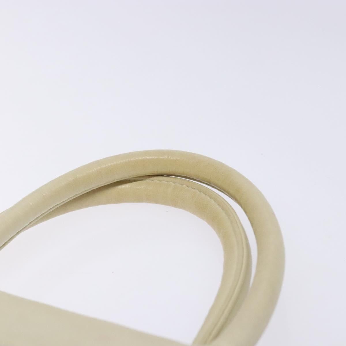 Prada PRADA Tote Bag Leather White Silver Size ONE SIZE - 8 Thumbnail